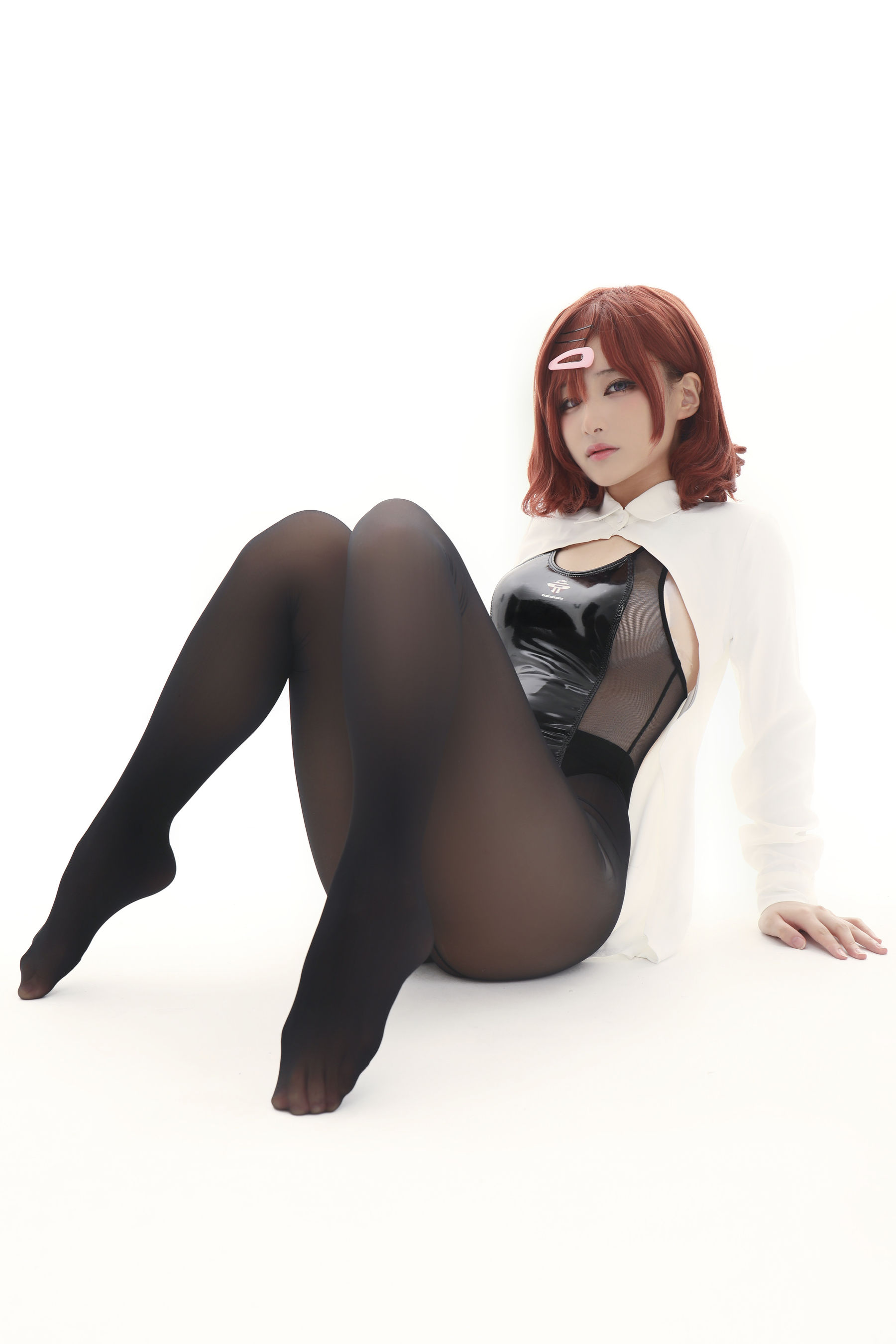 [福利COS] 幼愛youmeko - 樋口円香竞泳灰丝