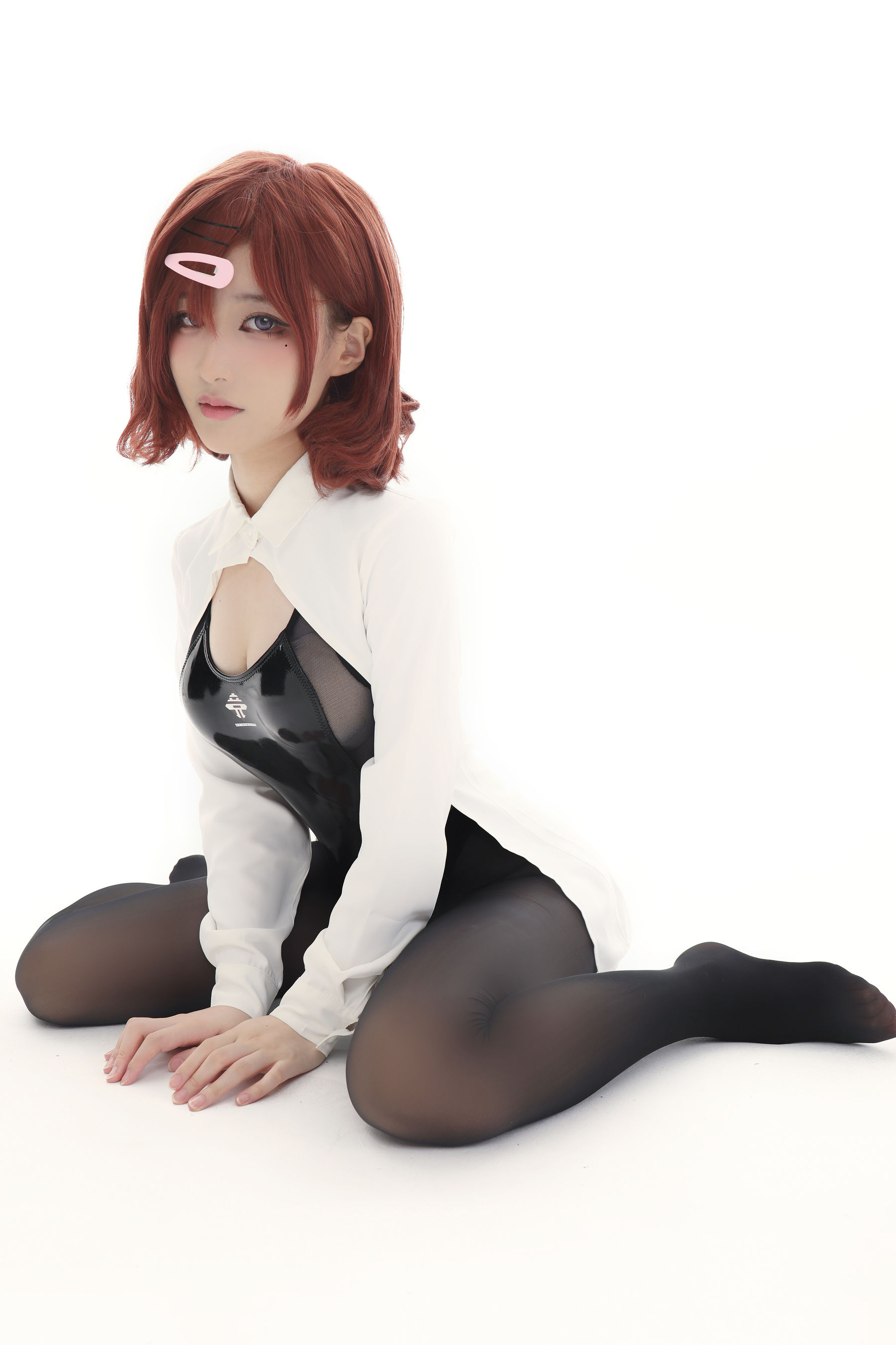 [福利COS] 幼愛youmeko - 樋口円香竞泳灰丝