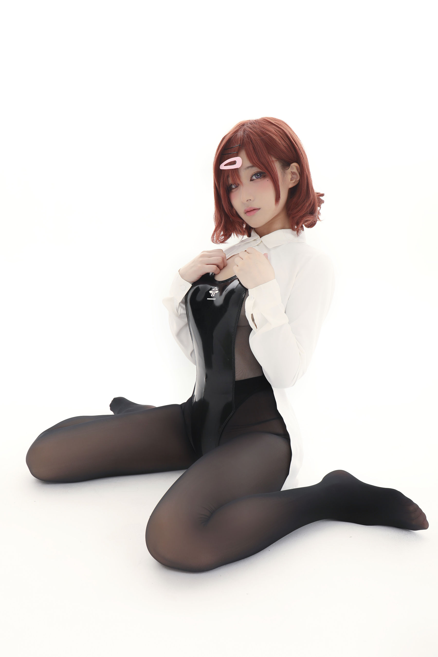[福利COS] 幼愛youmeko - 樋口円香竞泳灰丝