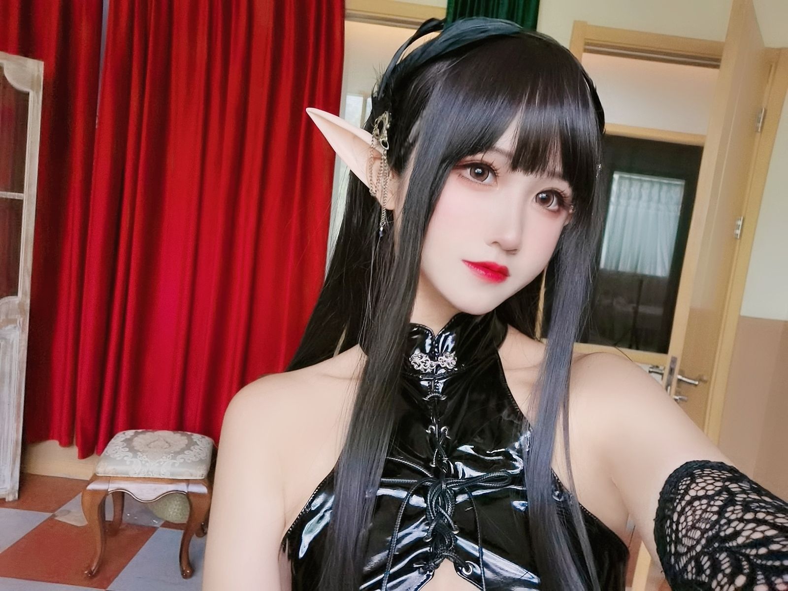 [福利COS] 微博妹子三度_69 - 黑旗袍