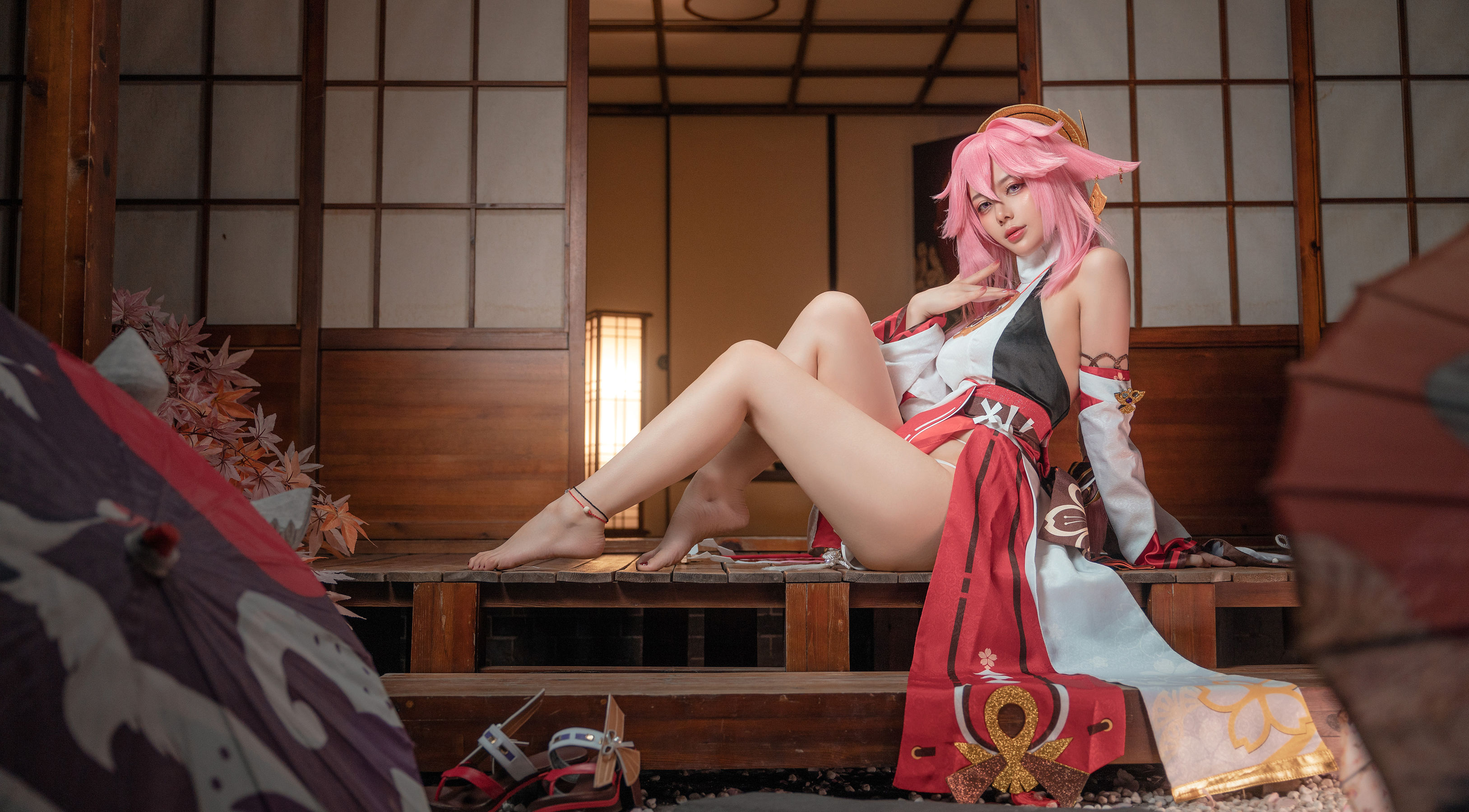 [福利COS] 推特阿九 - 八重神子