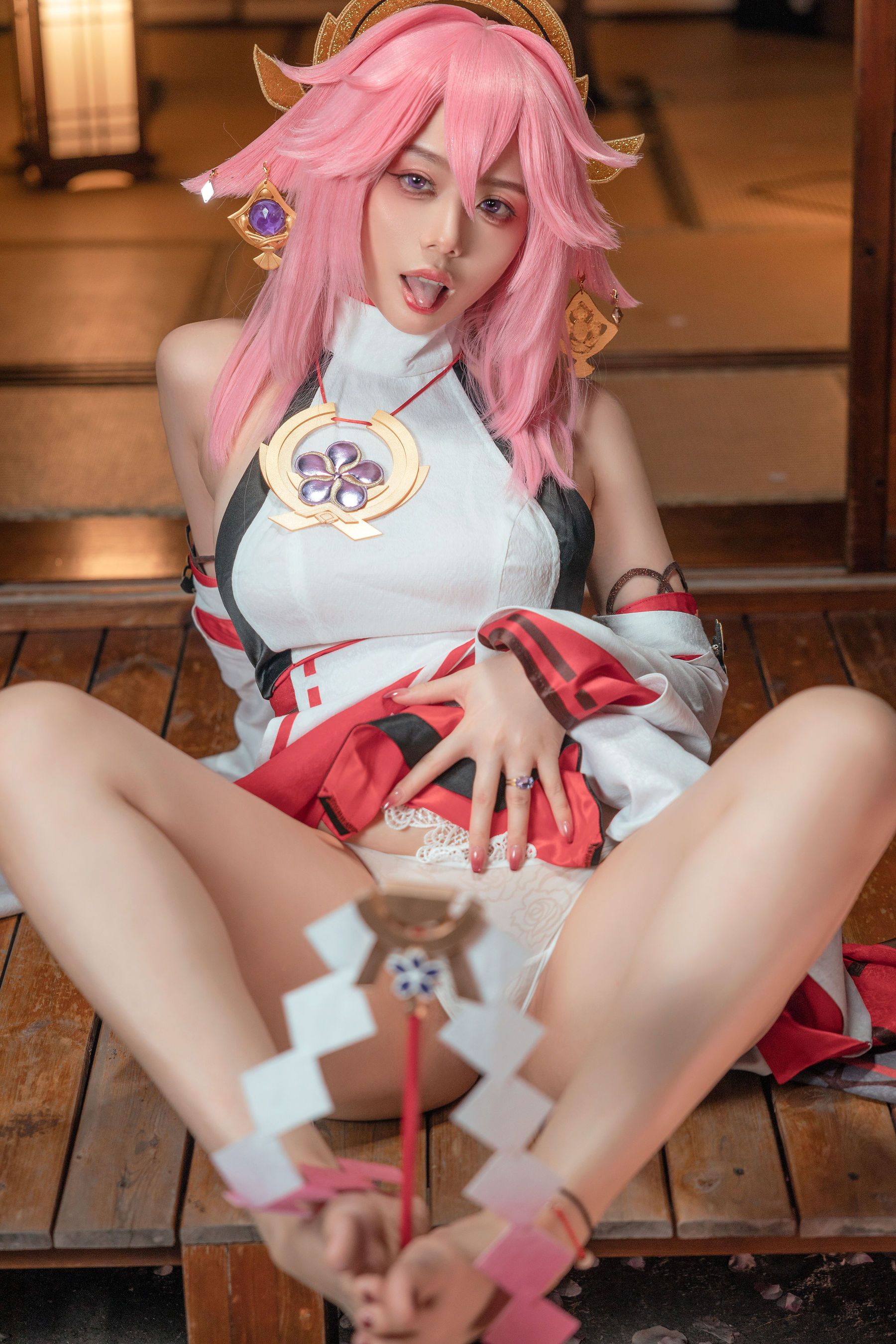 [福利COS] 推特阿九 - 八重神子