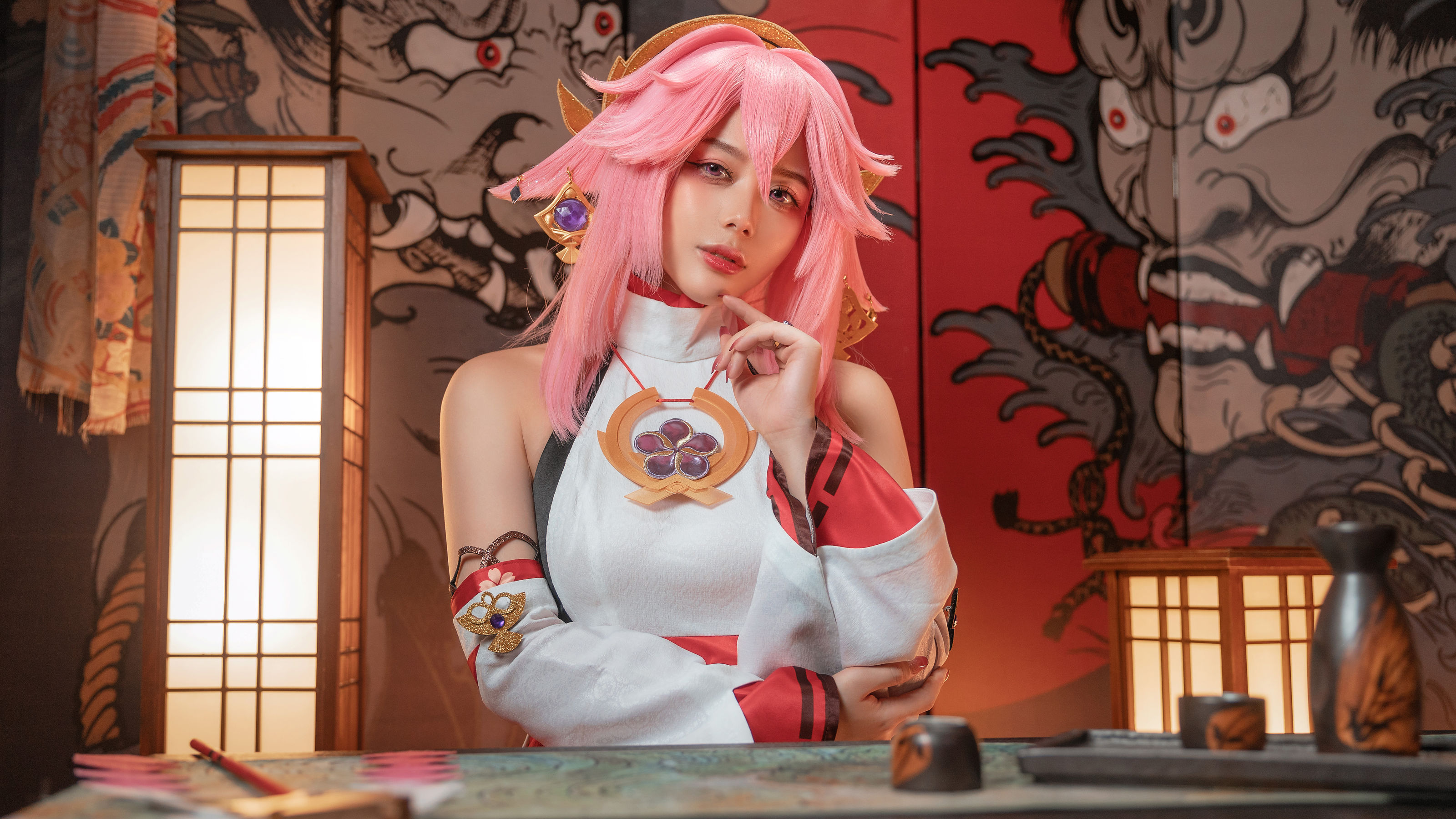 [福利COS] 推特阿九 - 八重神子