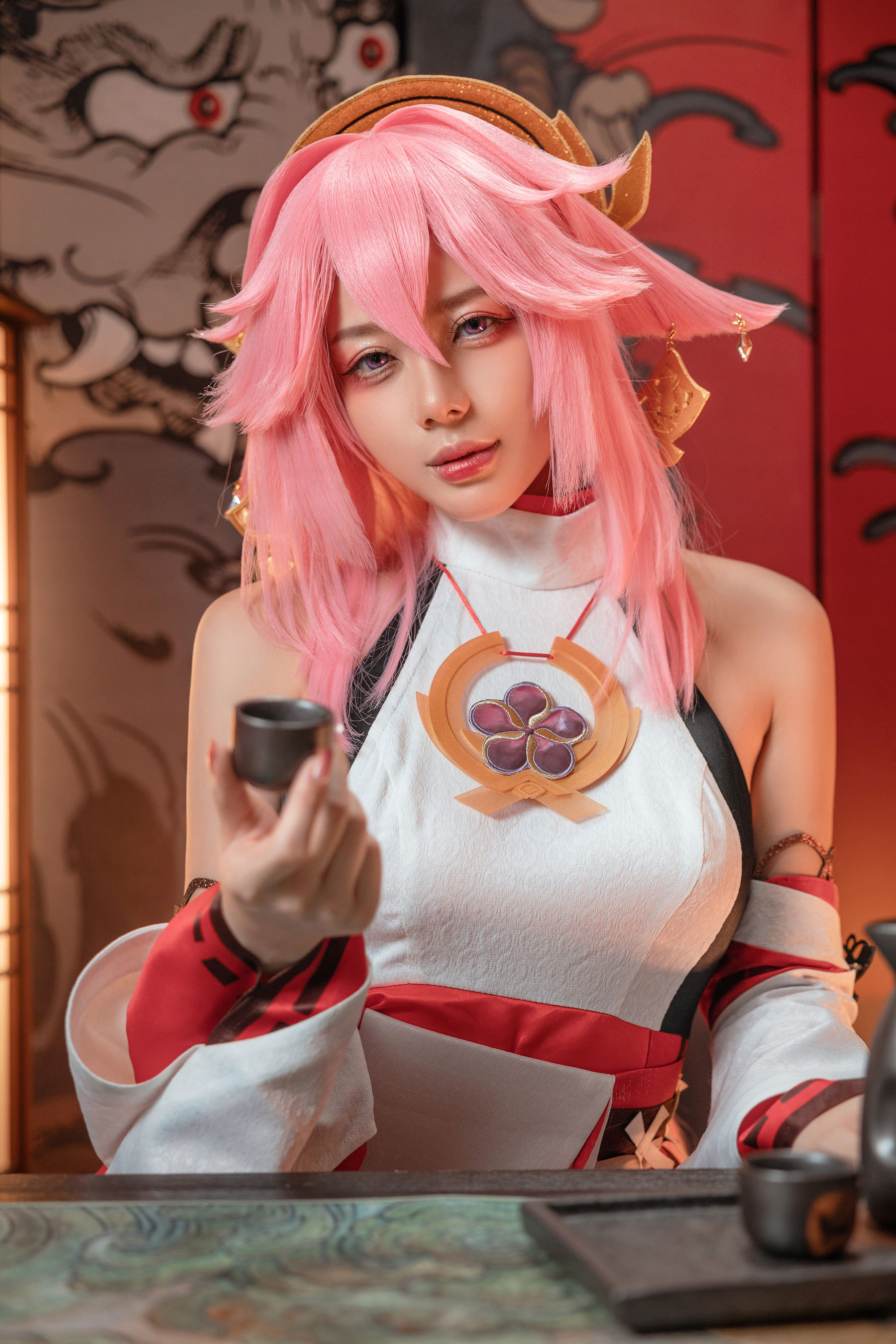 [福利COS] 推特阿九 - 八重神子