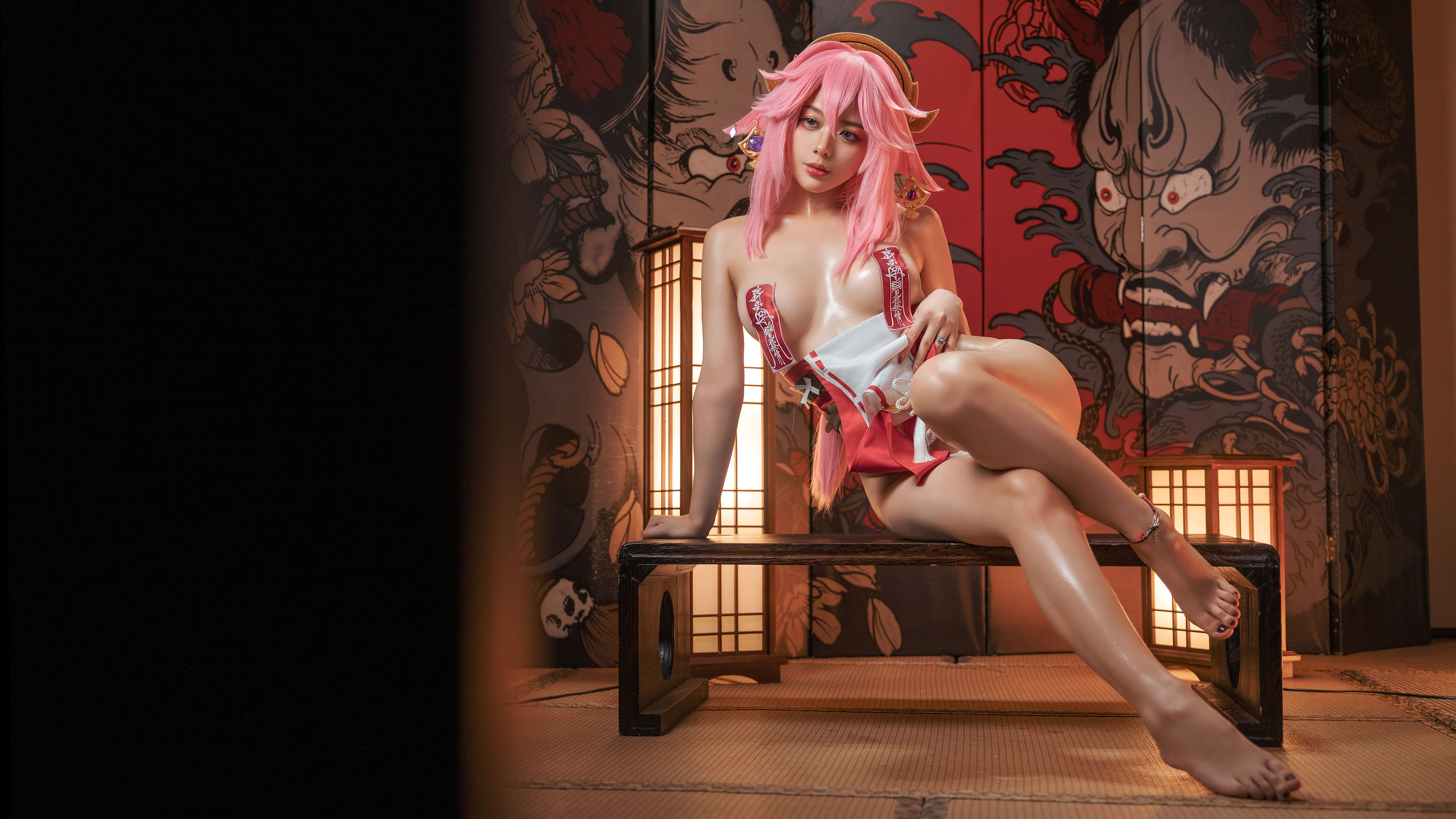 [福利COS] 推特阿九 - 八重神子