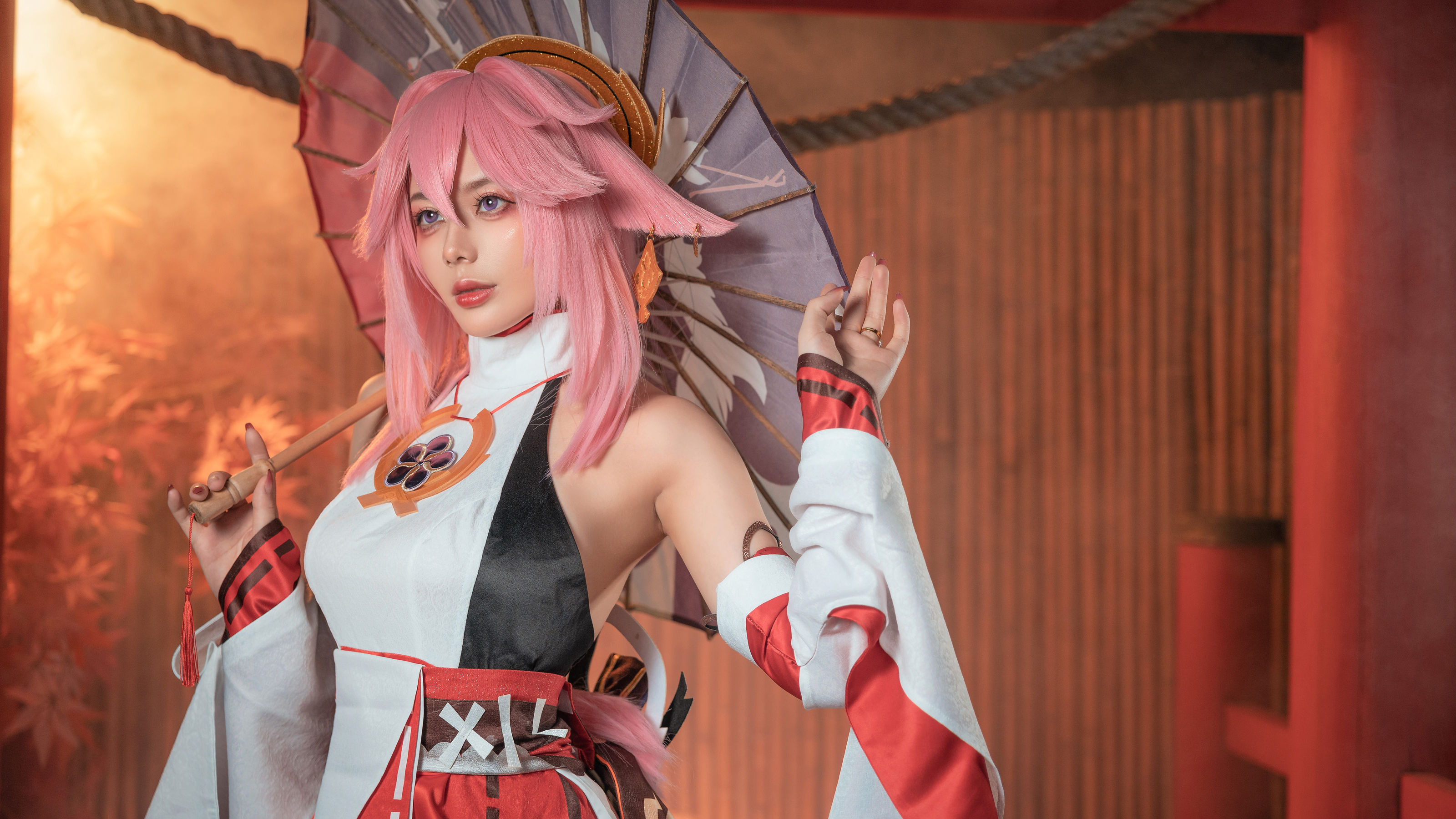 [福利COS] 推特阿九 - 八重神子