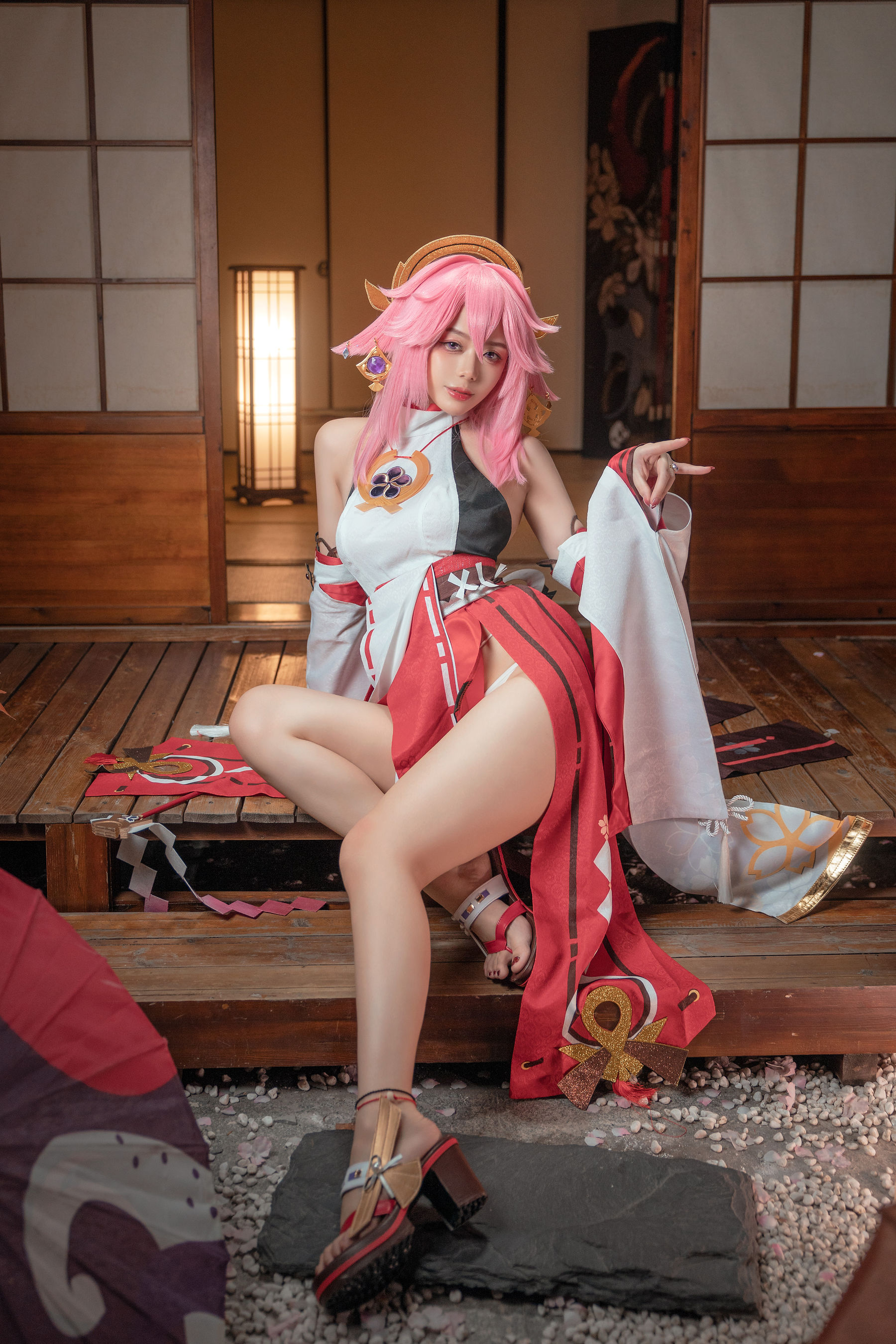 [福利COS] 推特阿九 - 八重神子