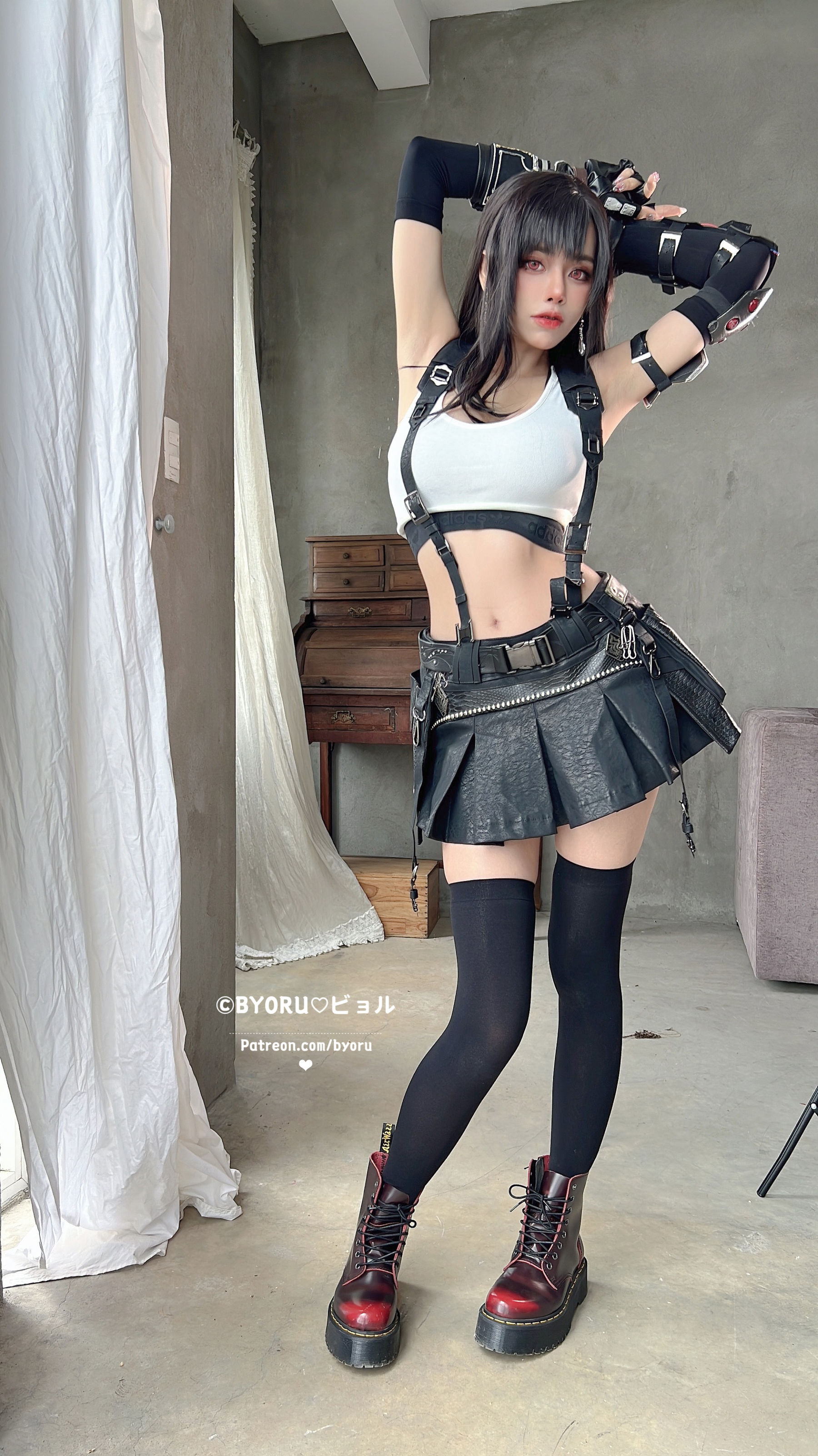 [福利COS] 日本性感萝莉Byoru - Tifa