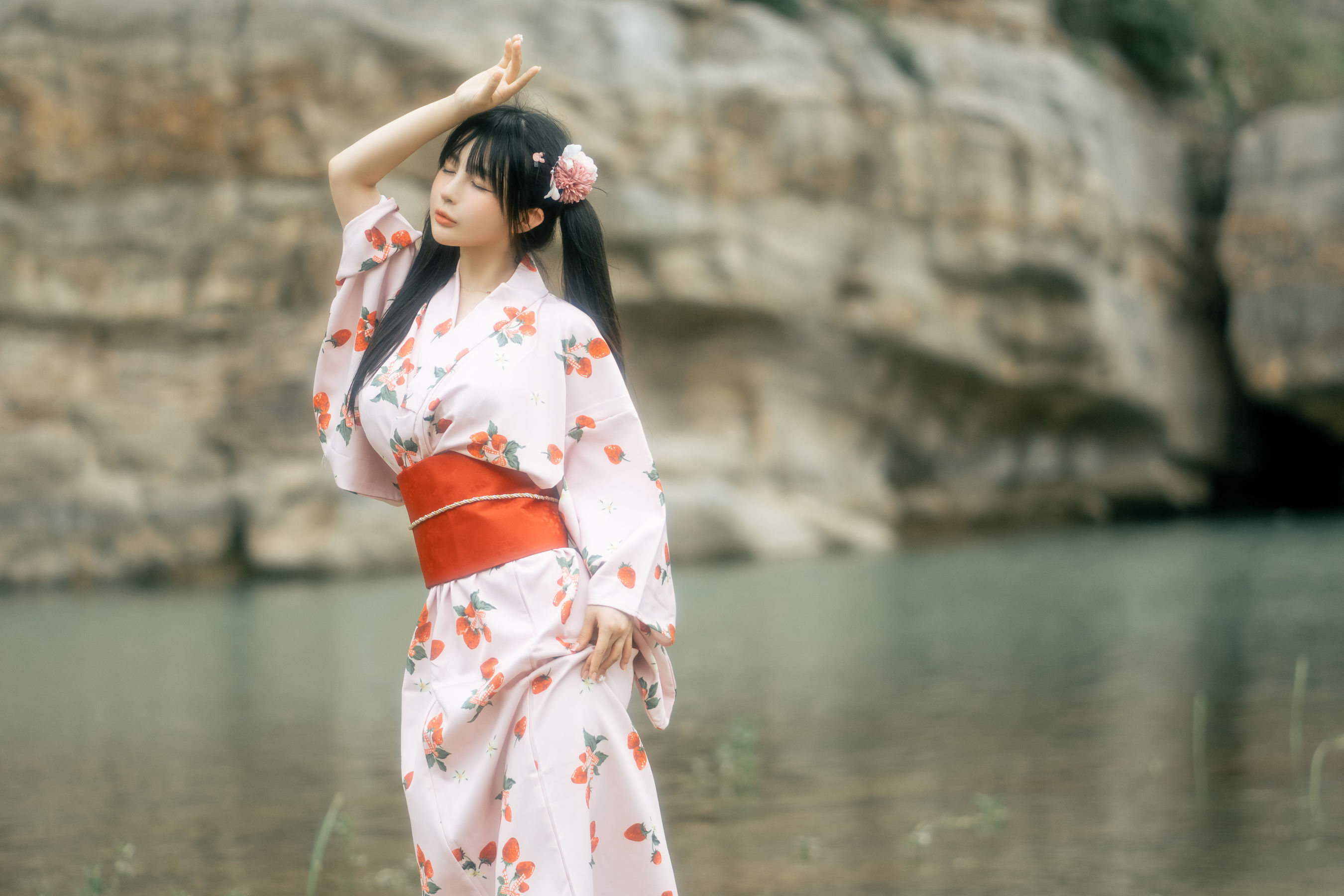 [福利COS] 桜井宁宁 - 浴袍