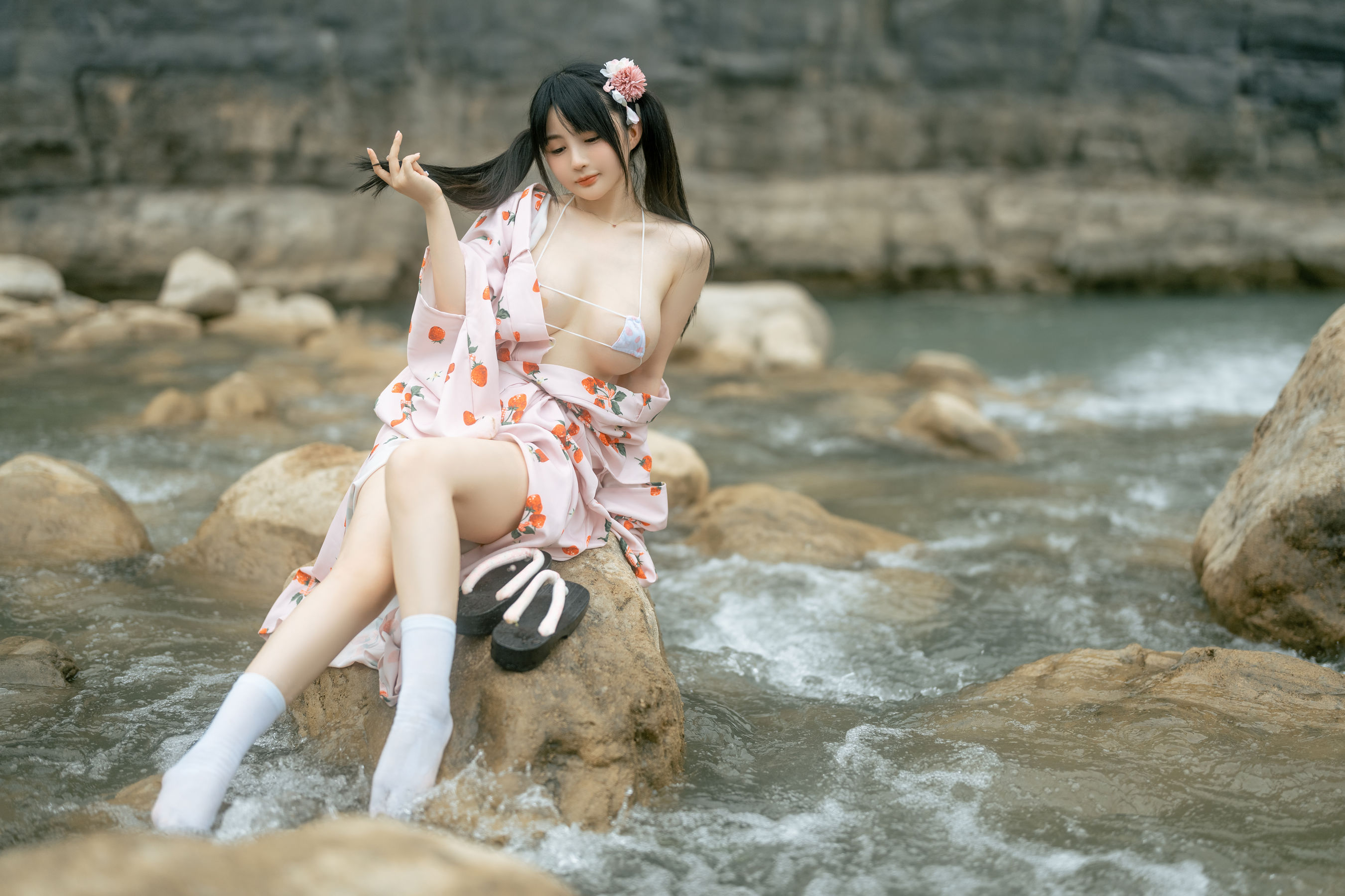 [福利COS] 桜井宁宁 - 浴袍