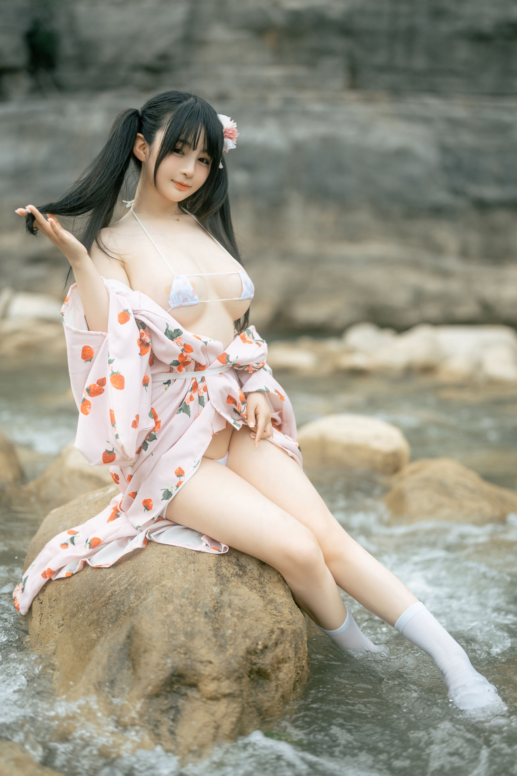 [福利COS] 桜井宁宁 - 浴袍