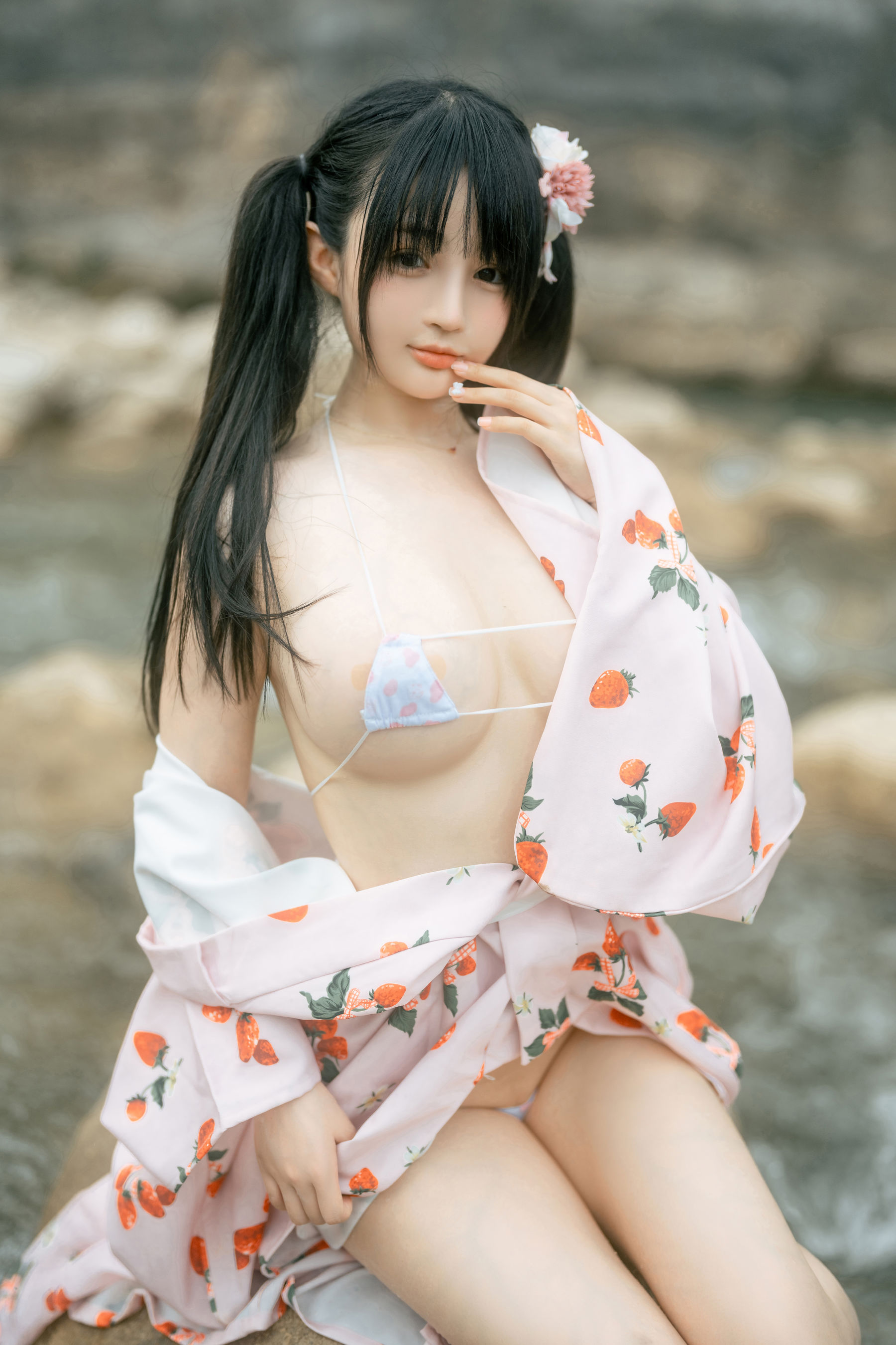 [福利COS] 桜井宁宁 - 浴袍