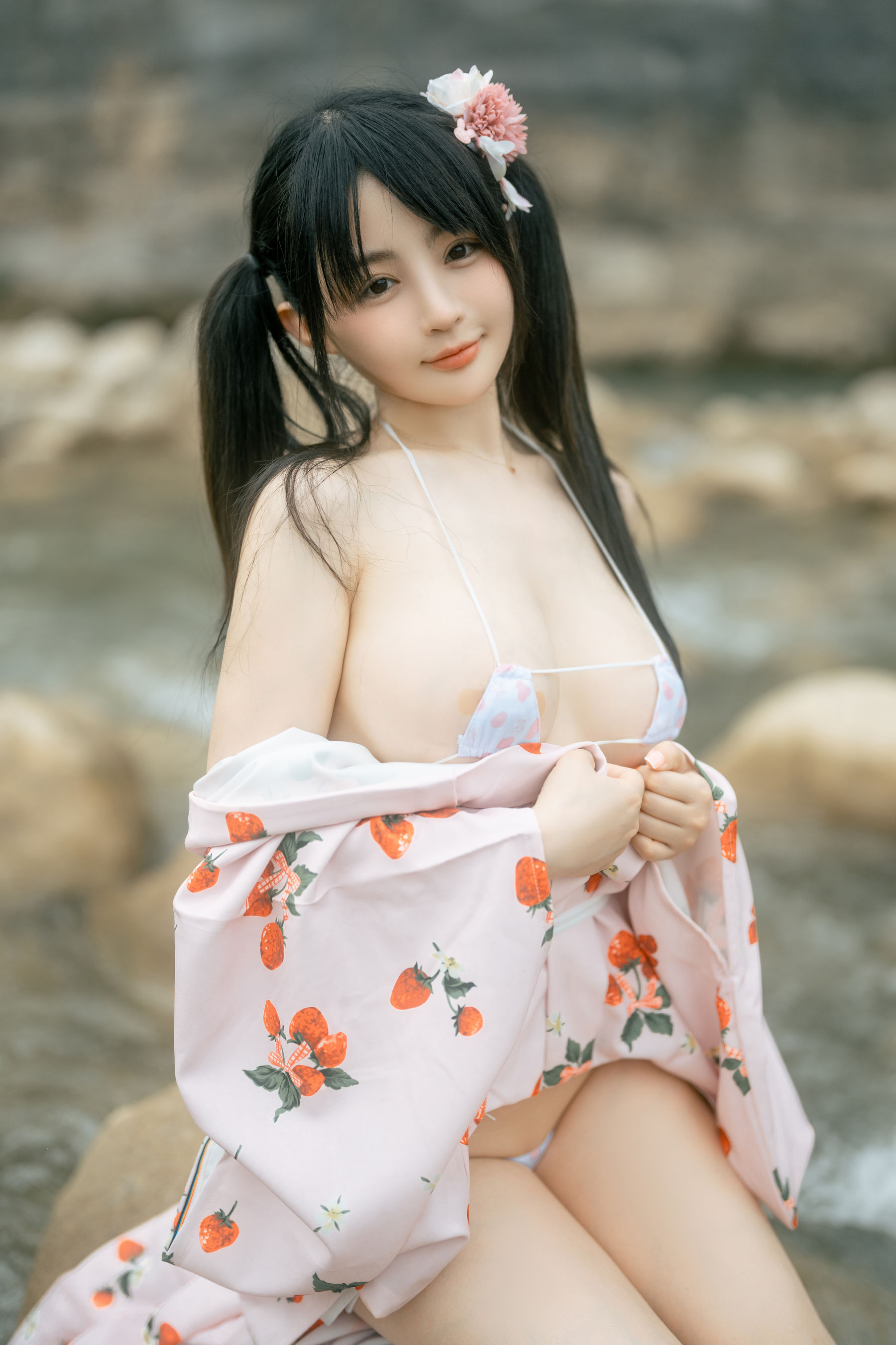 [福利COS] 桜井宁宁 - 浴袍