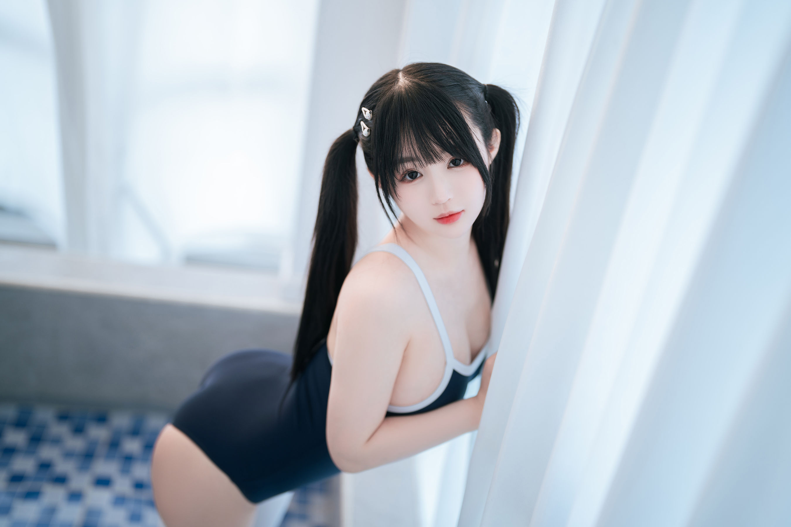 [福利COS] 桜井宁宁 - 白丝死库水