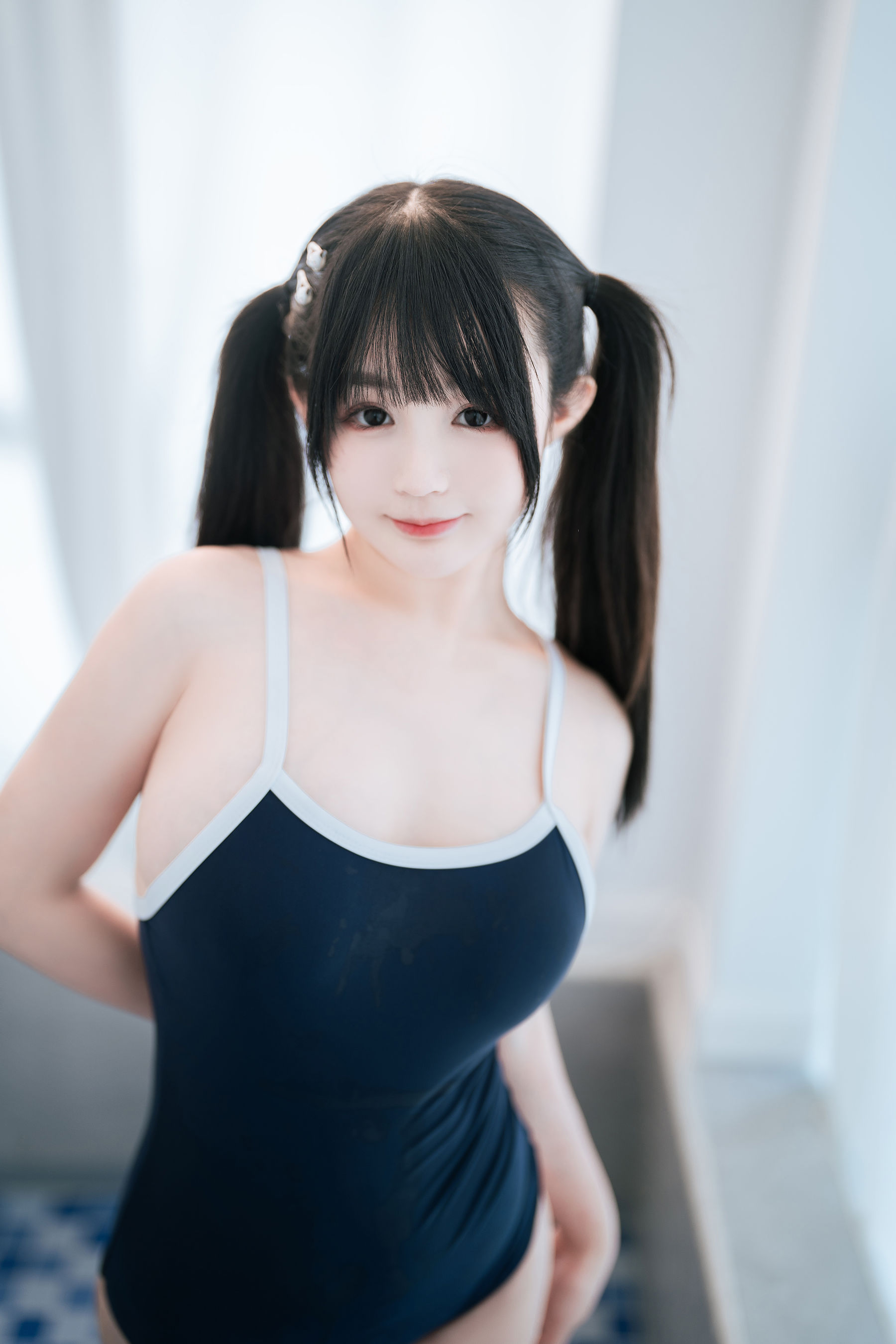 [福利COS] 桜井宁宁 - 白丝死库水