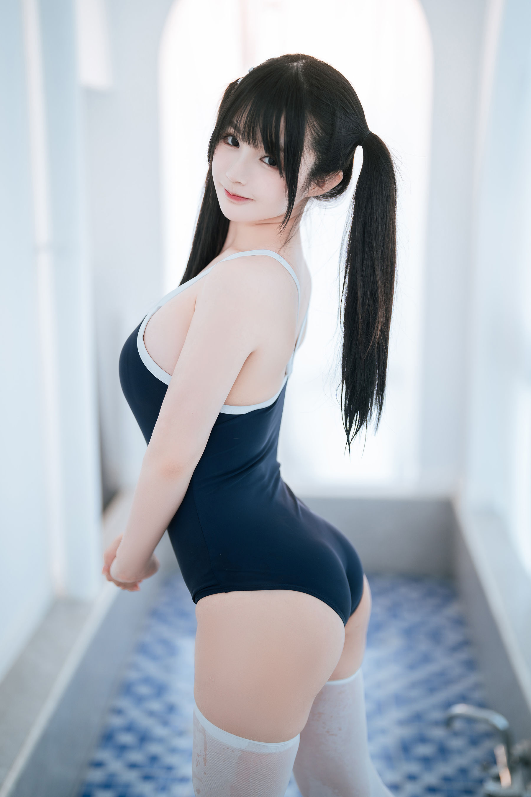 [福利COS] 桜井宁宁 - 白丝死库水