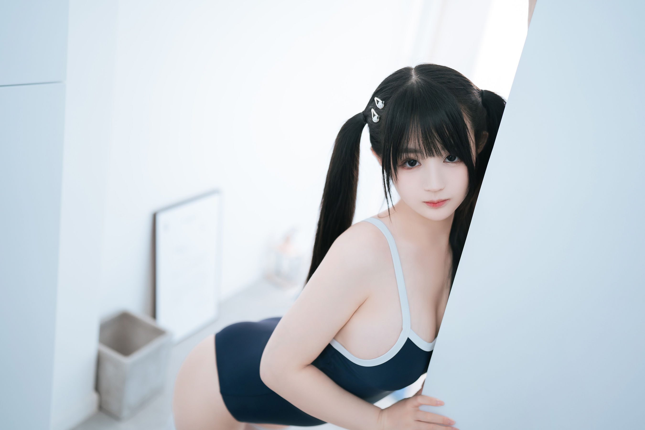 [福利COS] 桜井宁宁 - 白丝死库水