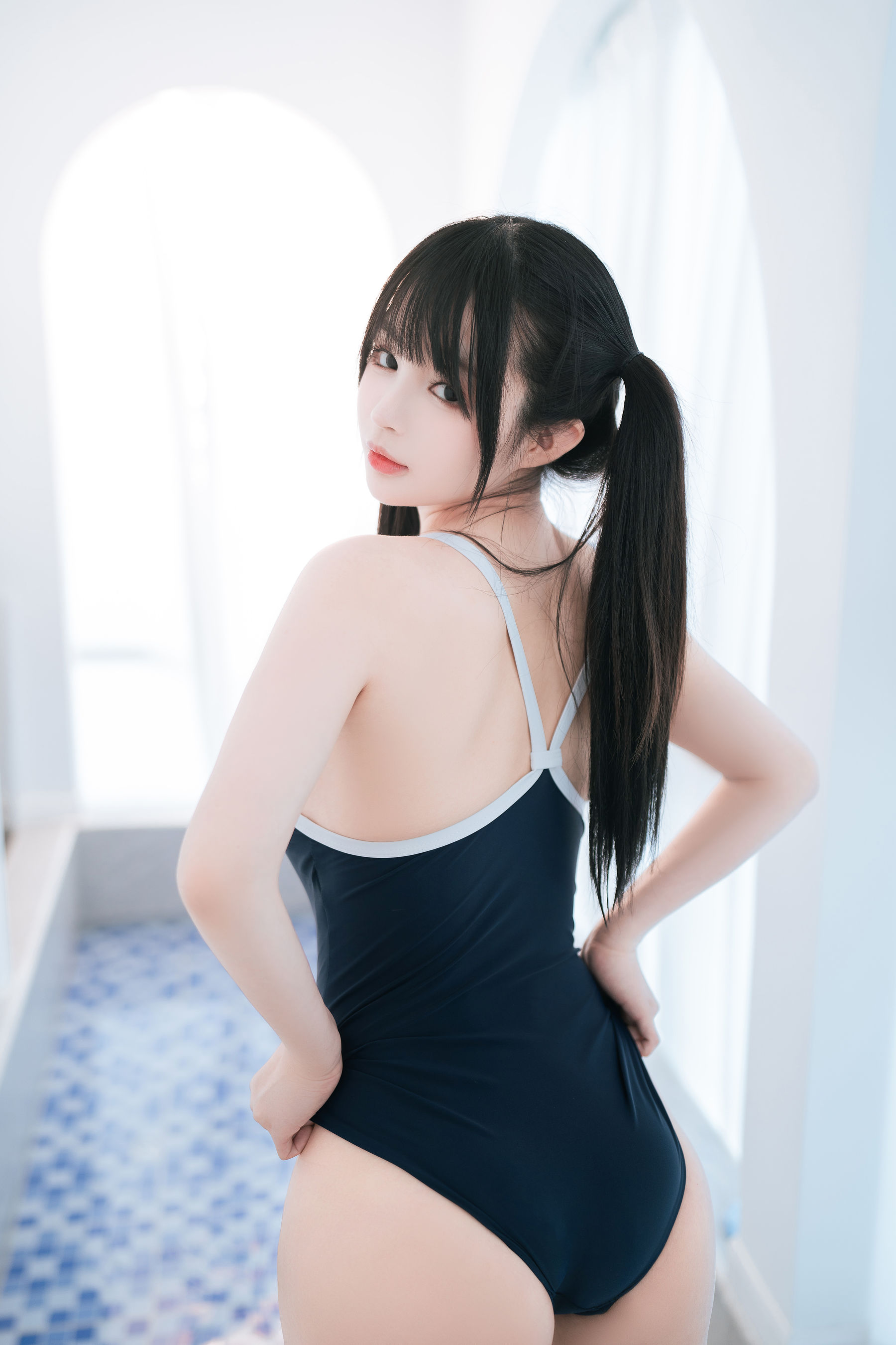 [福利COS] 桜井宁宁 - 白丝死库水