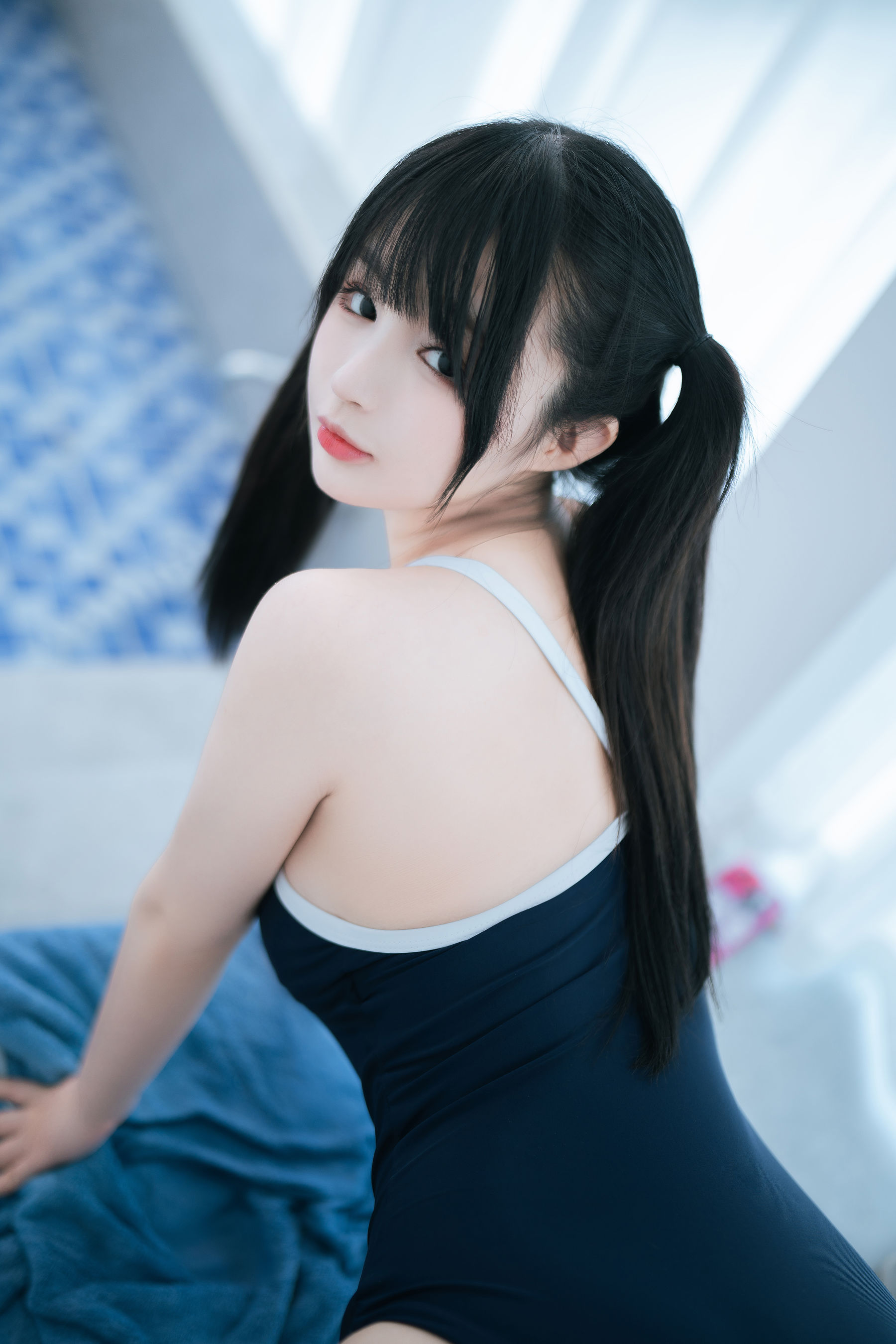 [福利COS] 桜井宁宁 - 白丝死库水
