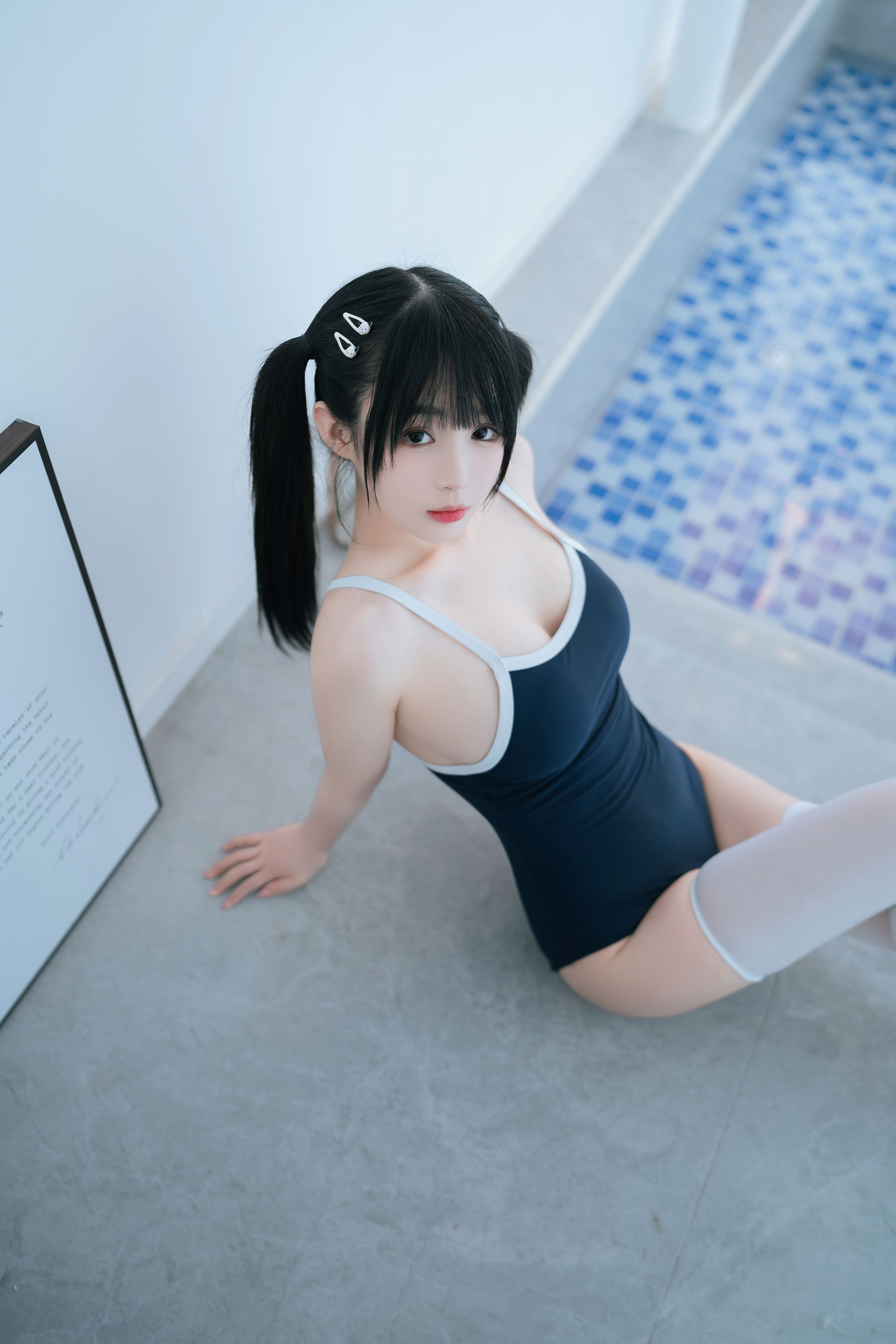 [福利COS] 桜井宁宁 - 白丝死库水