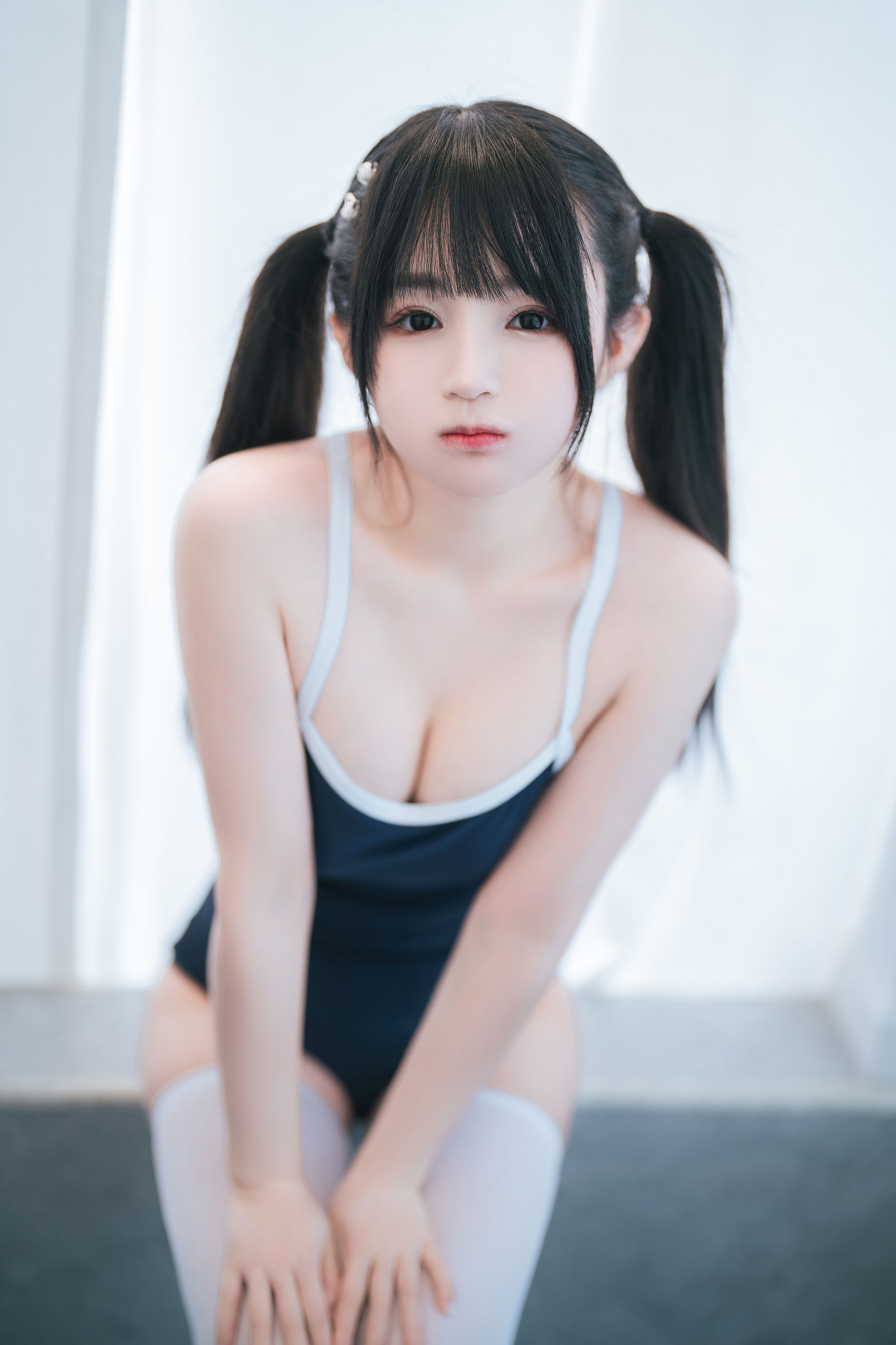 [福利COS] 桜井宁宁 - 白丝死库水