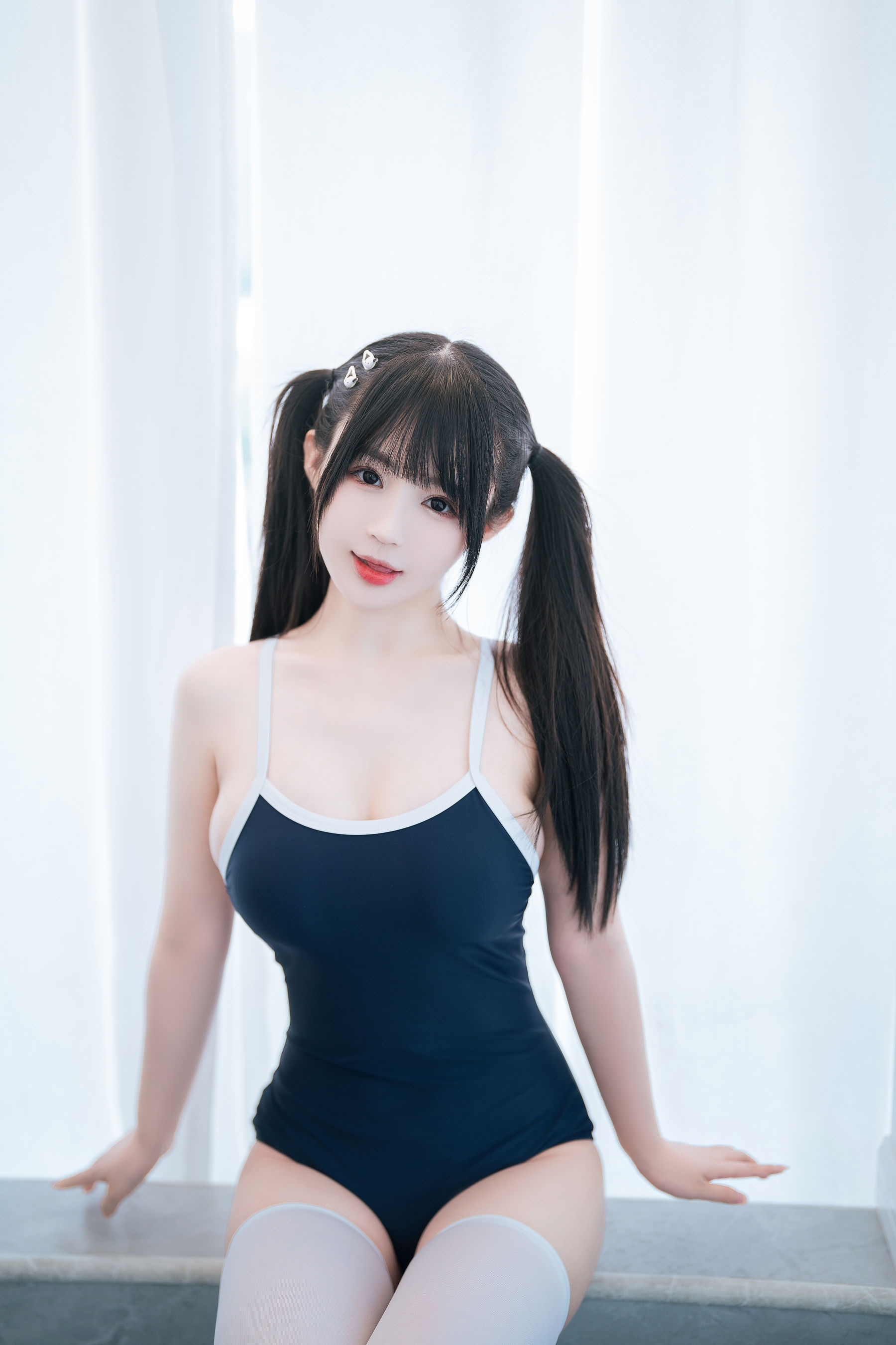 [福利COS] 桜井宁宁 - 白丝死库水