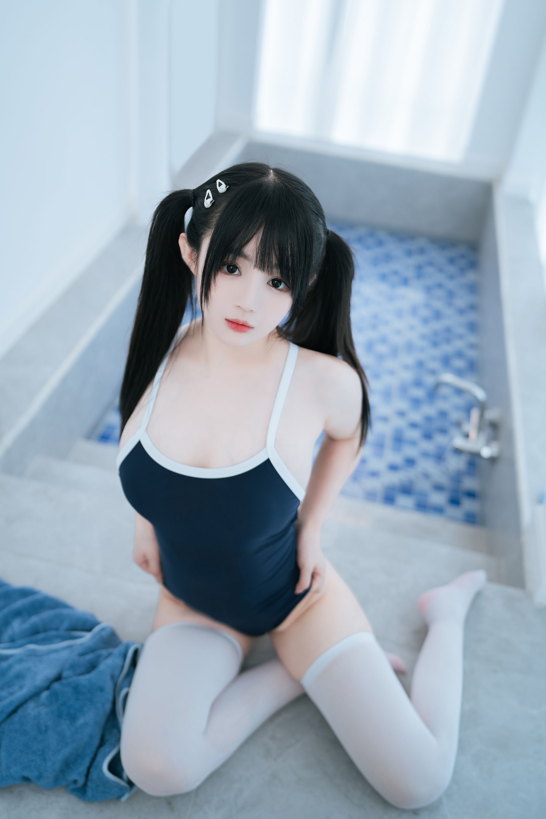 [福利COS] 桜井宁宁 - 白丝死库水