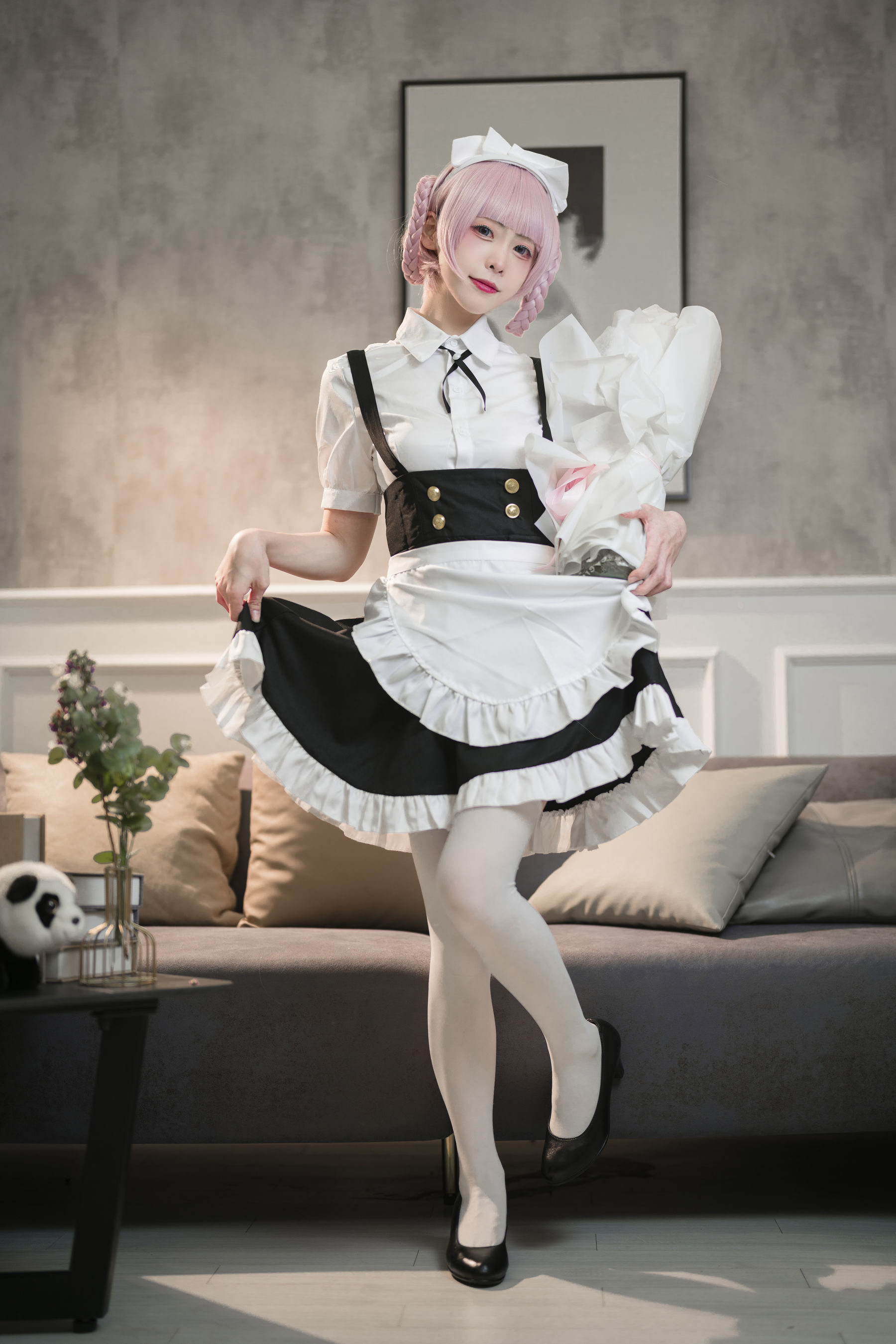 [福利COS] 樱岛嗷 - 七草荠原皮+女仆