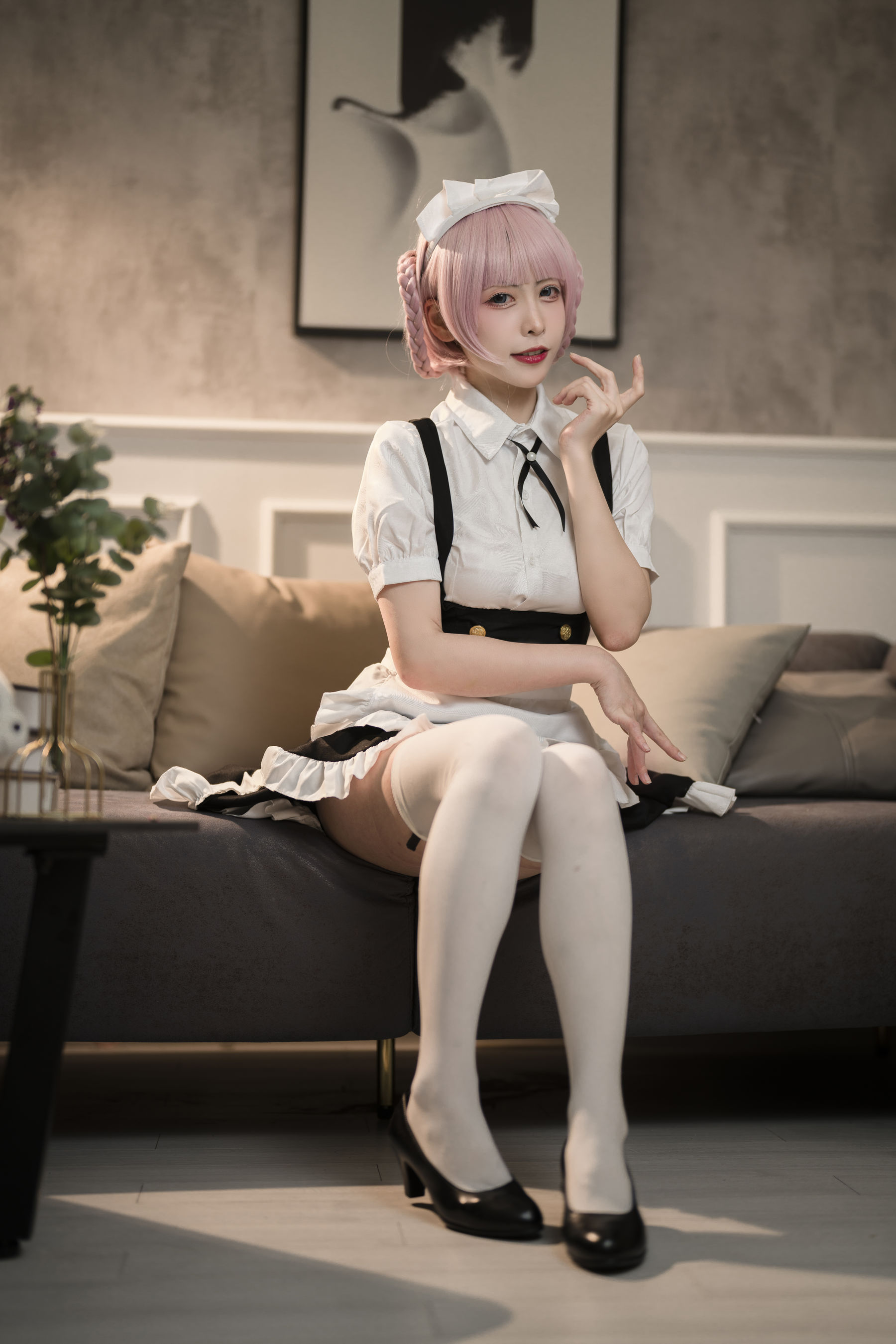 [福利COS] 樱岛嗷 - 七草荠原皮+女仆