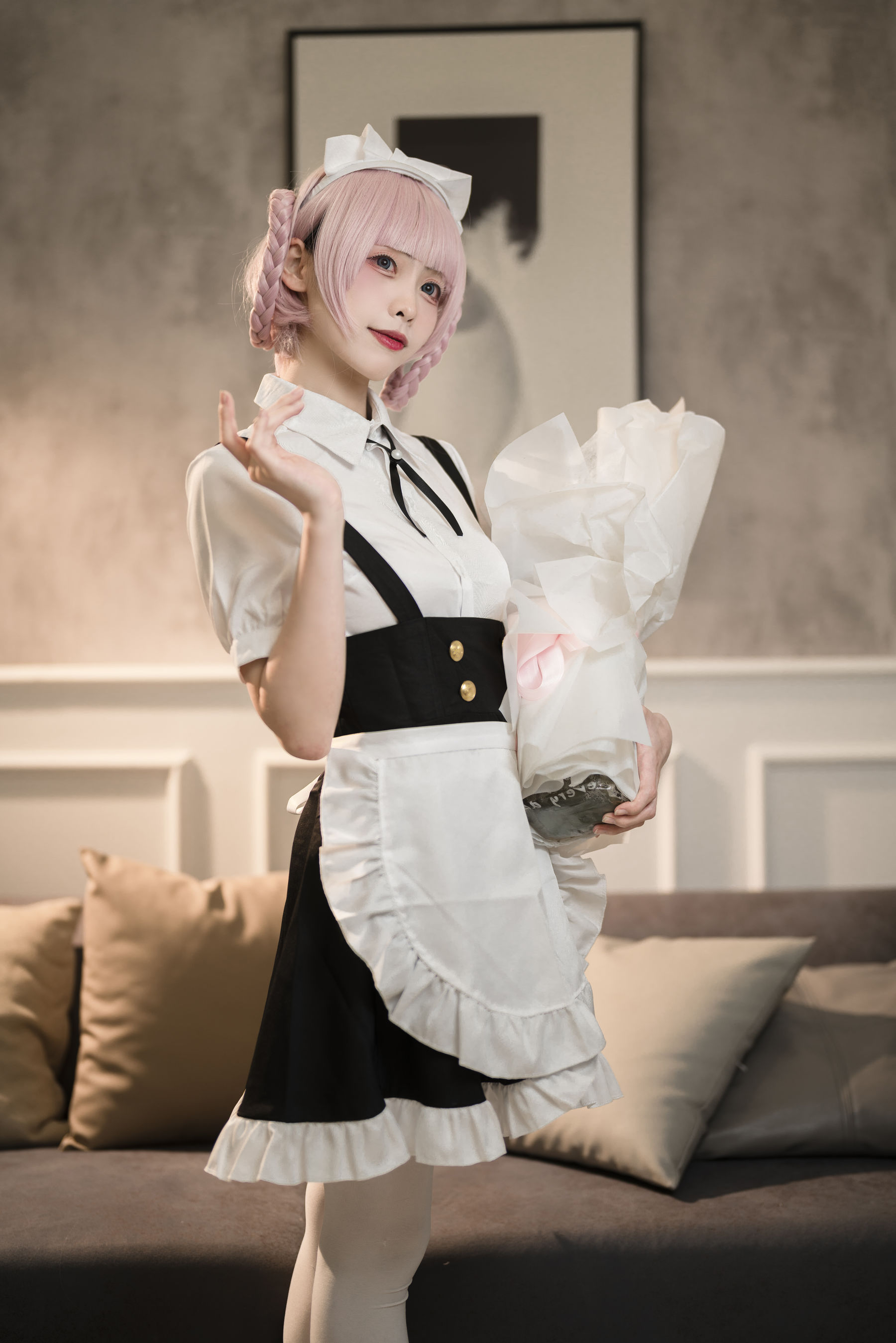 [福利COS] 樱岛嗷 - 七草荠原皮+女仆