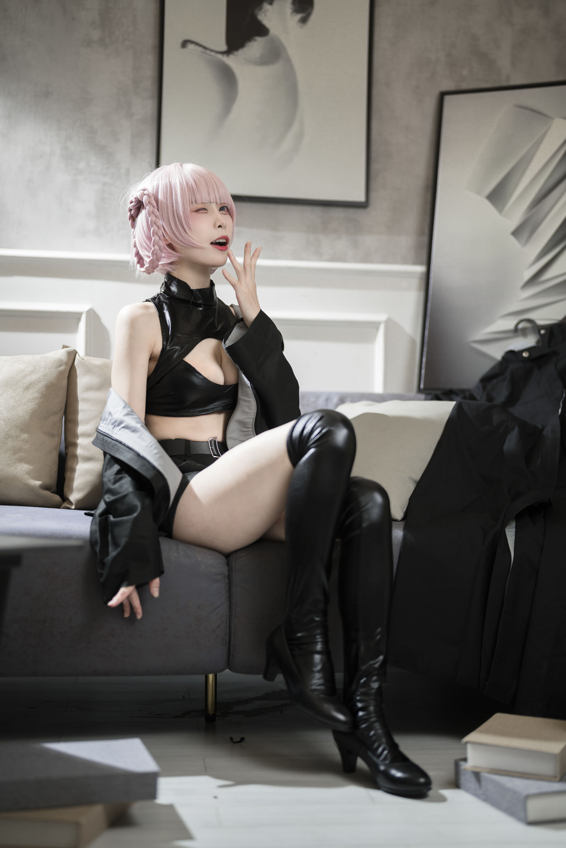 [福利COS] 樱岛嗷 - 七草荠原皮+女仆