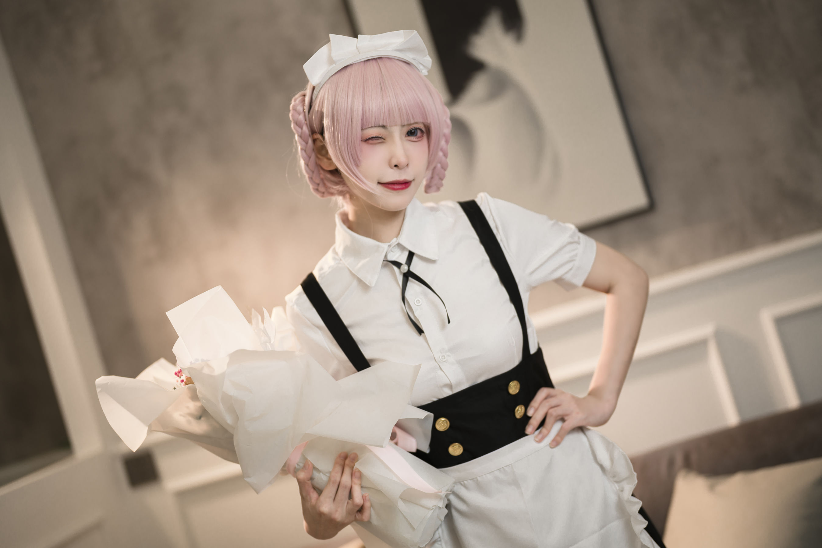 [福利COS] 樱岛嗷 - 七草荠原皮+女仆