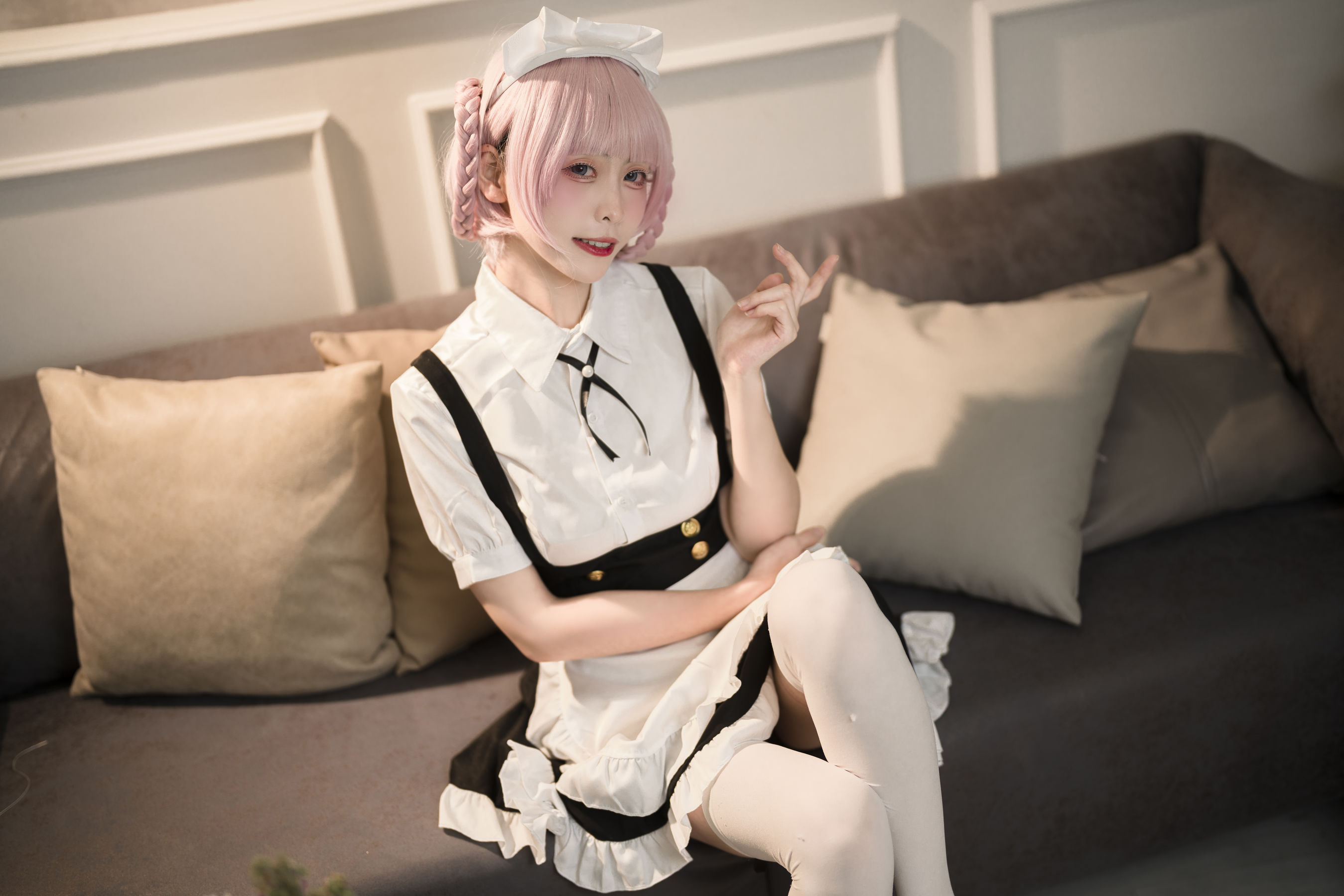 [福利COS] 樱岛嗷 - 七草荠原皮+女仆