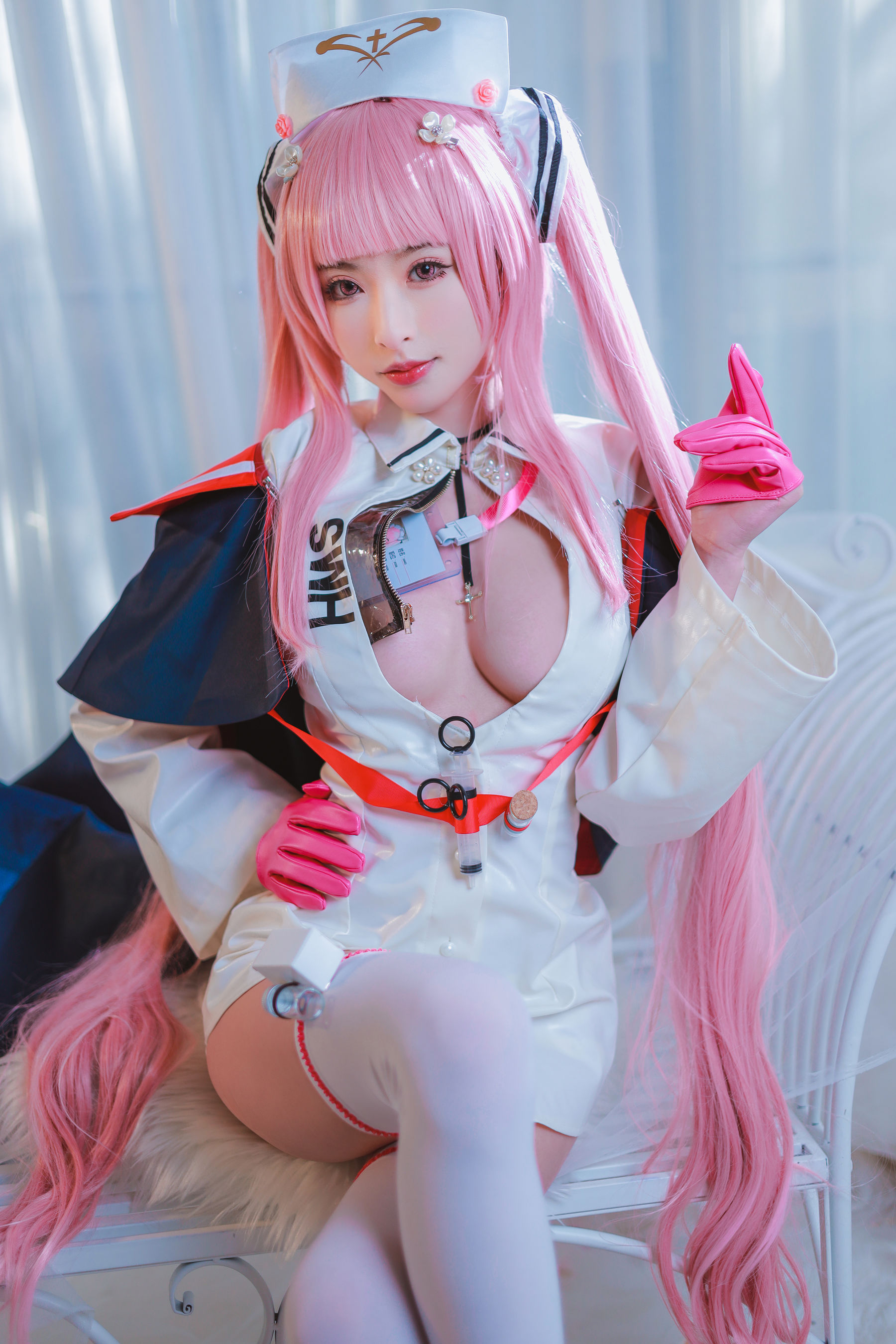 [福利COS] 清水由乃 - 英仙座护士服