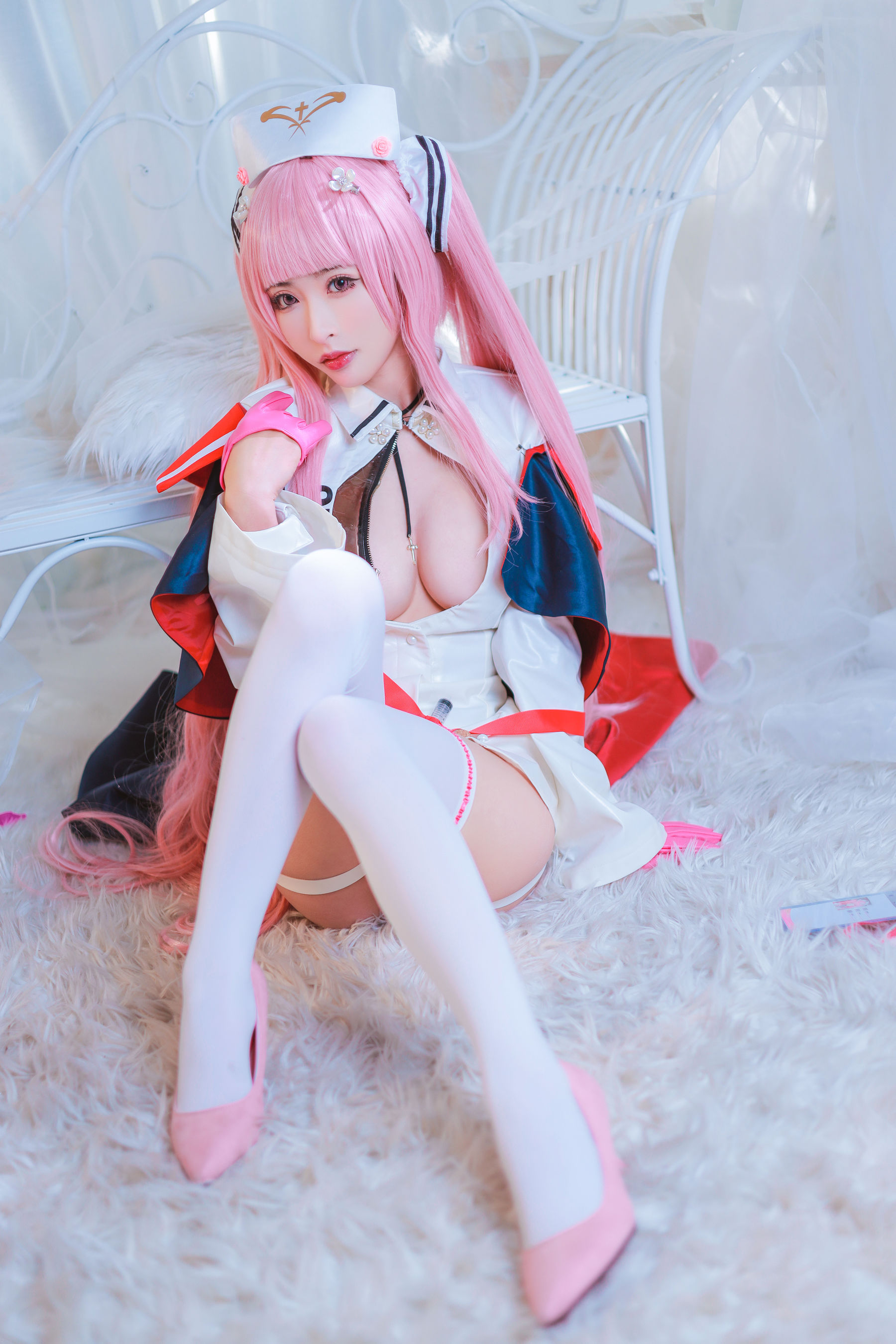 [福利COS] 清水由乃 - 英仙座护士服