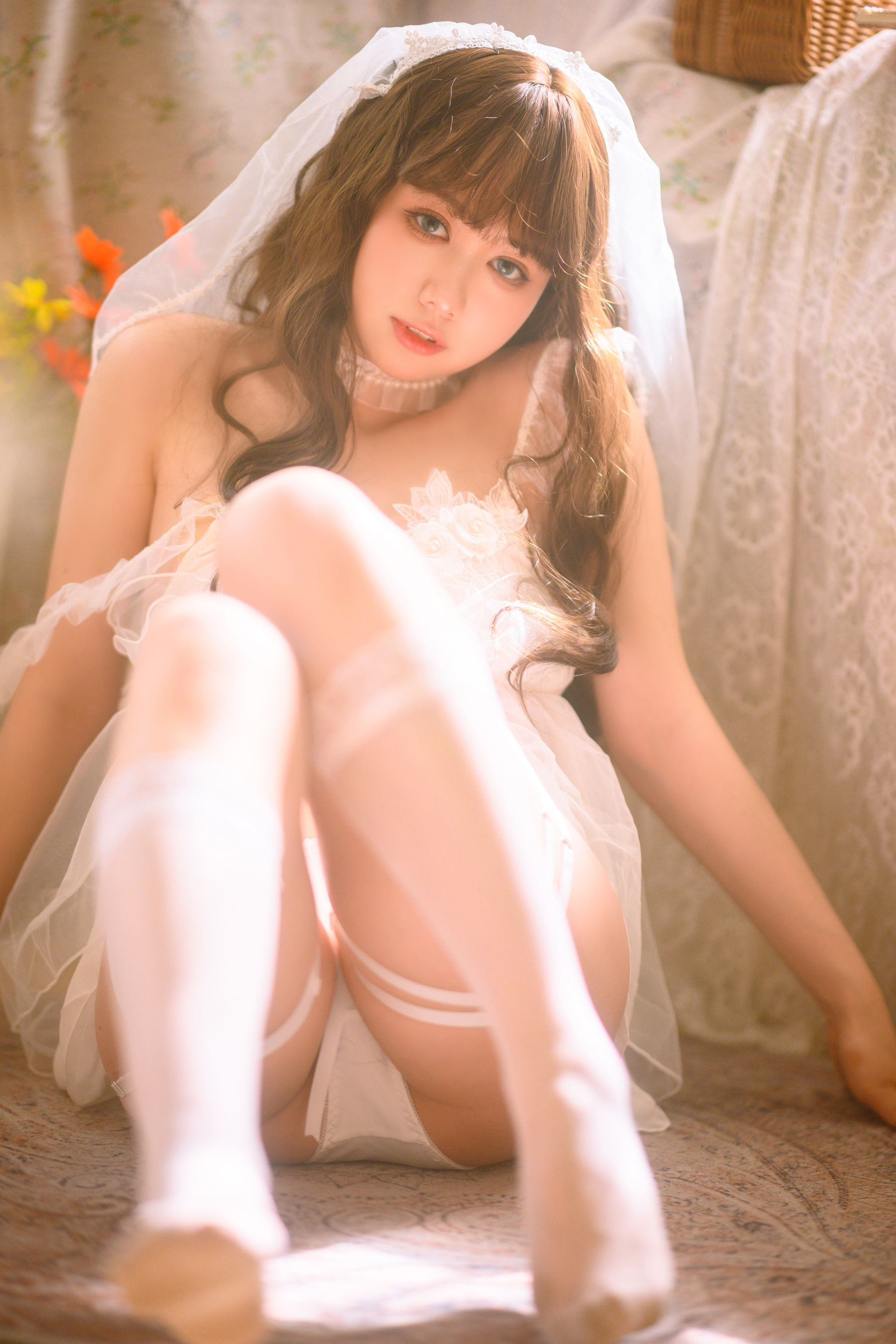 [福利COS] 渡边早季Saki - 婚纱