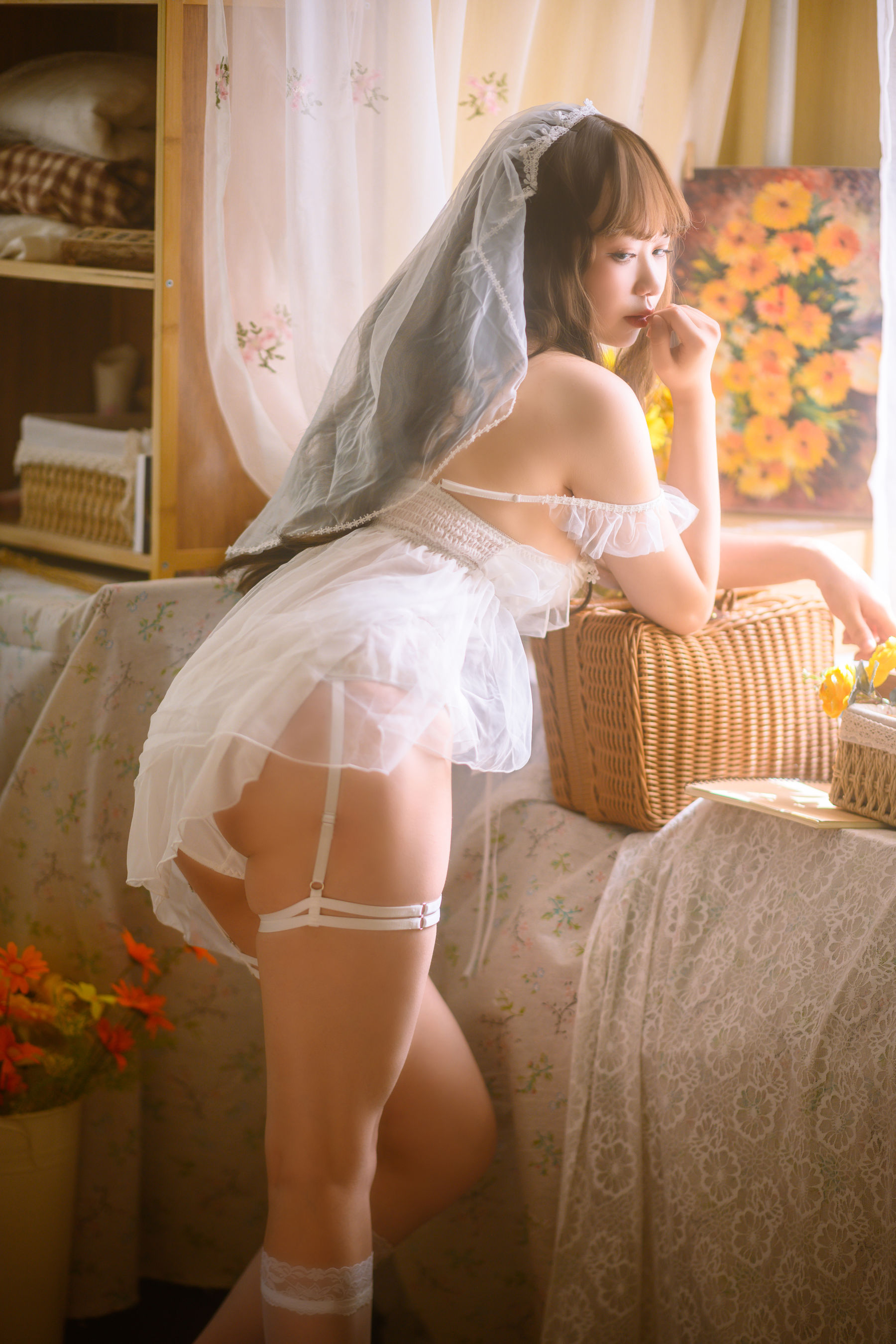 [福利COS] 渡边早季Saki - 婚纱