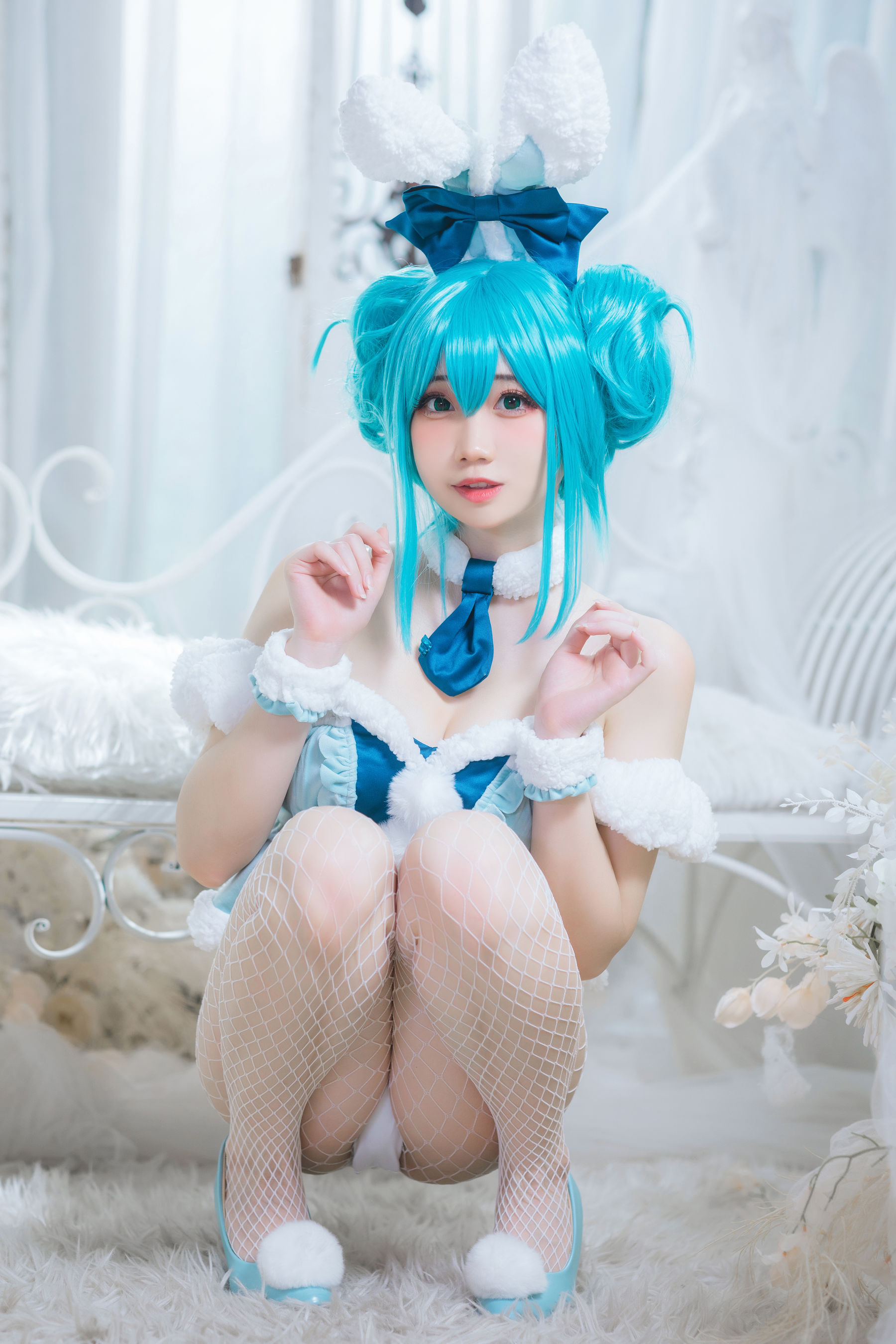 [福利COS] 焖焖碳 - 初音兔女郎