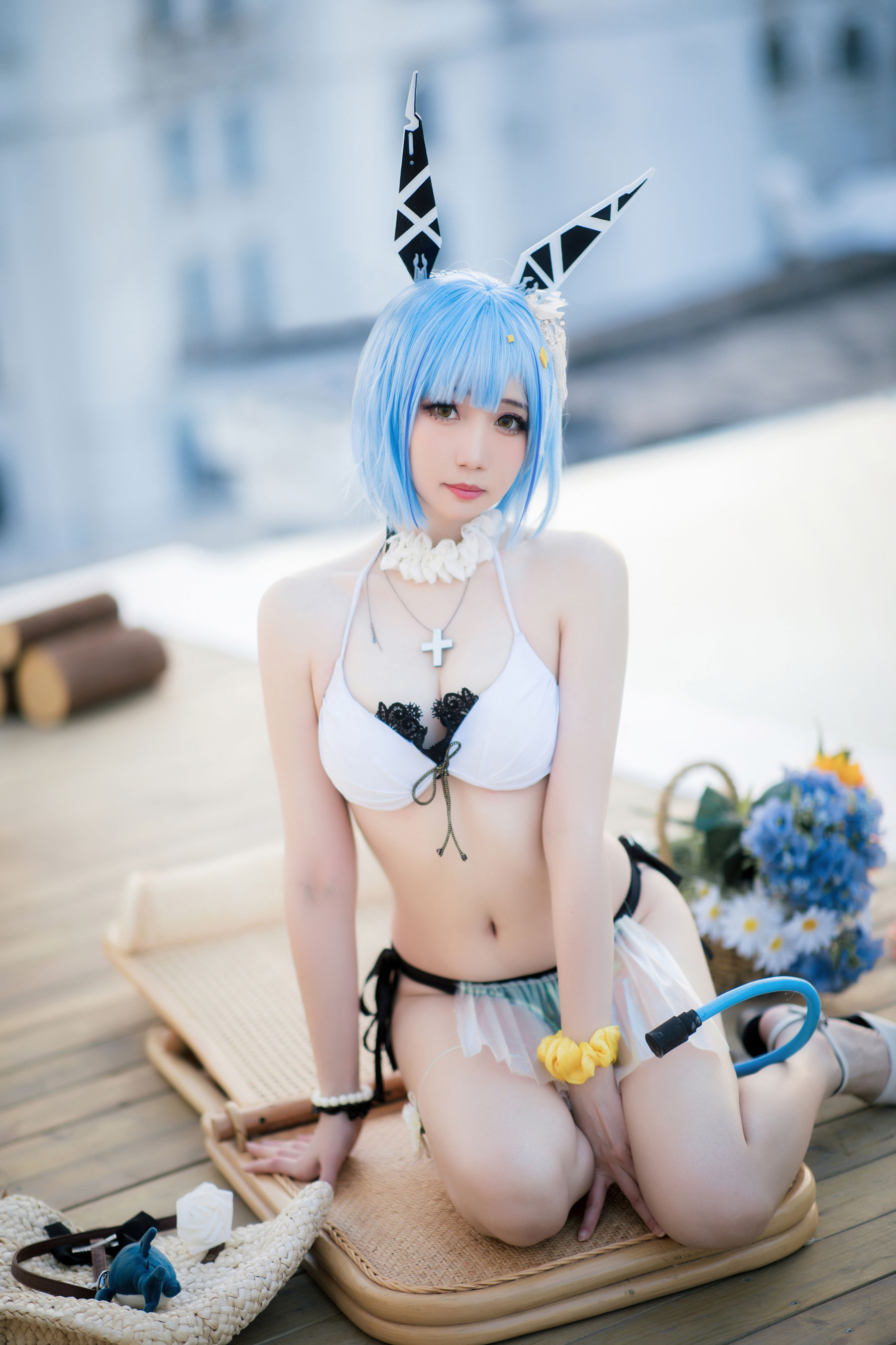 [福利COS] 焖焖碳 - 加斯科涅泳装