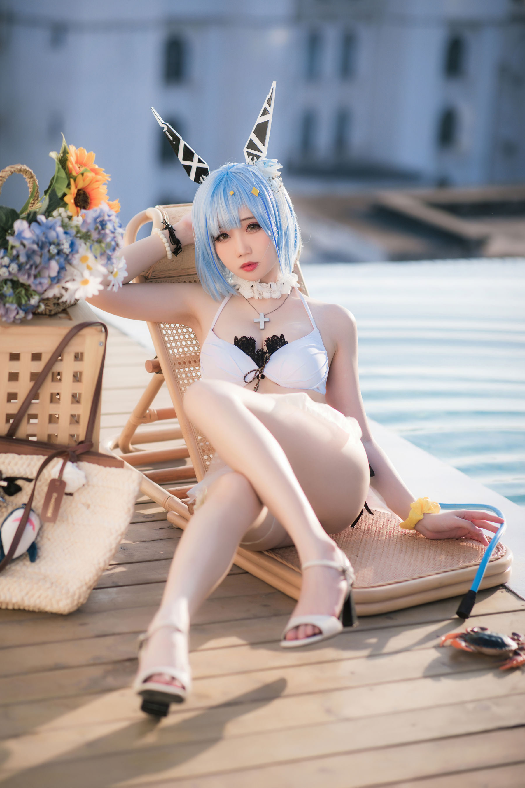 [福利COS] 焖焖碳 - 加斯科涅泳装