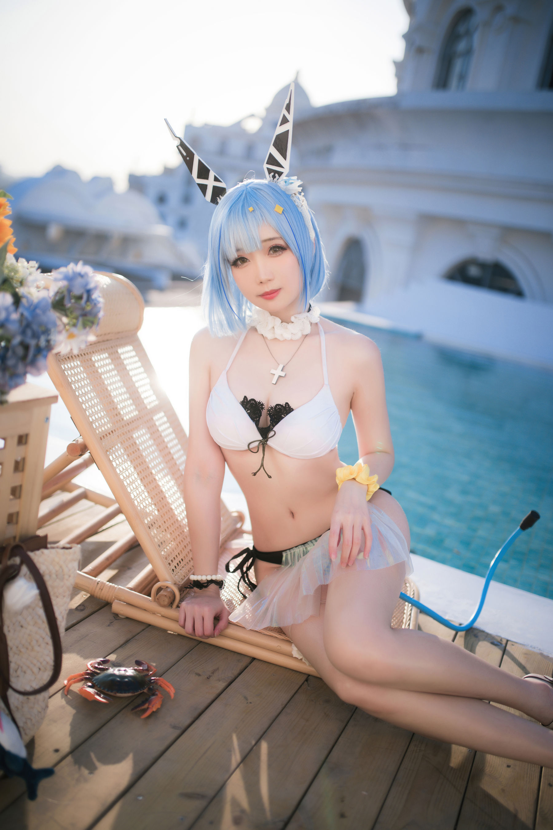 [福利COS] 焖焖碳 - 加斯科涅泳装