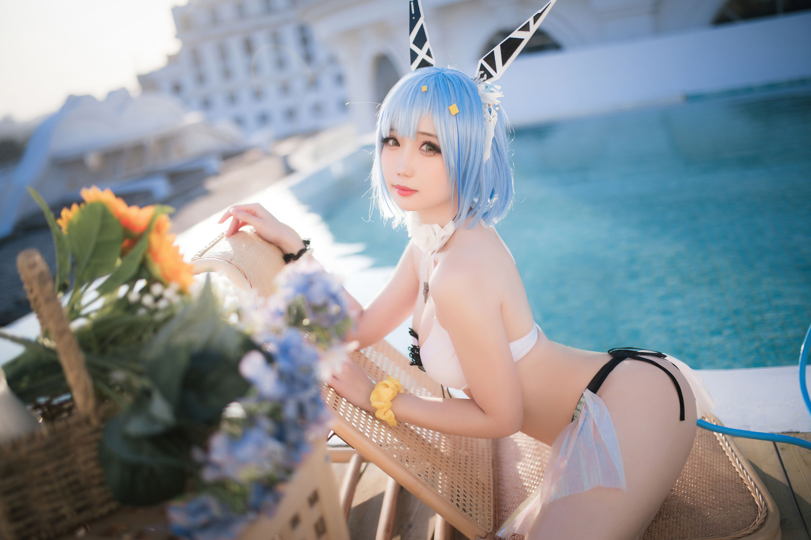 [福利COS] 焖焖碳 - 加斯科涅泳装