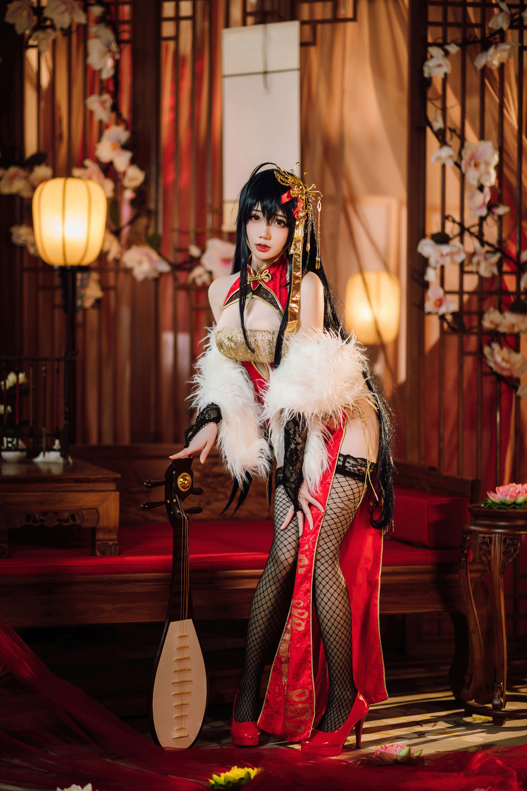 [福利COS] 焖焖碳 - 大凤旗袍