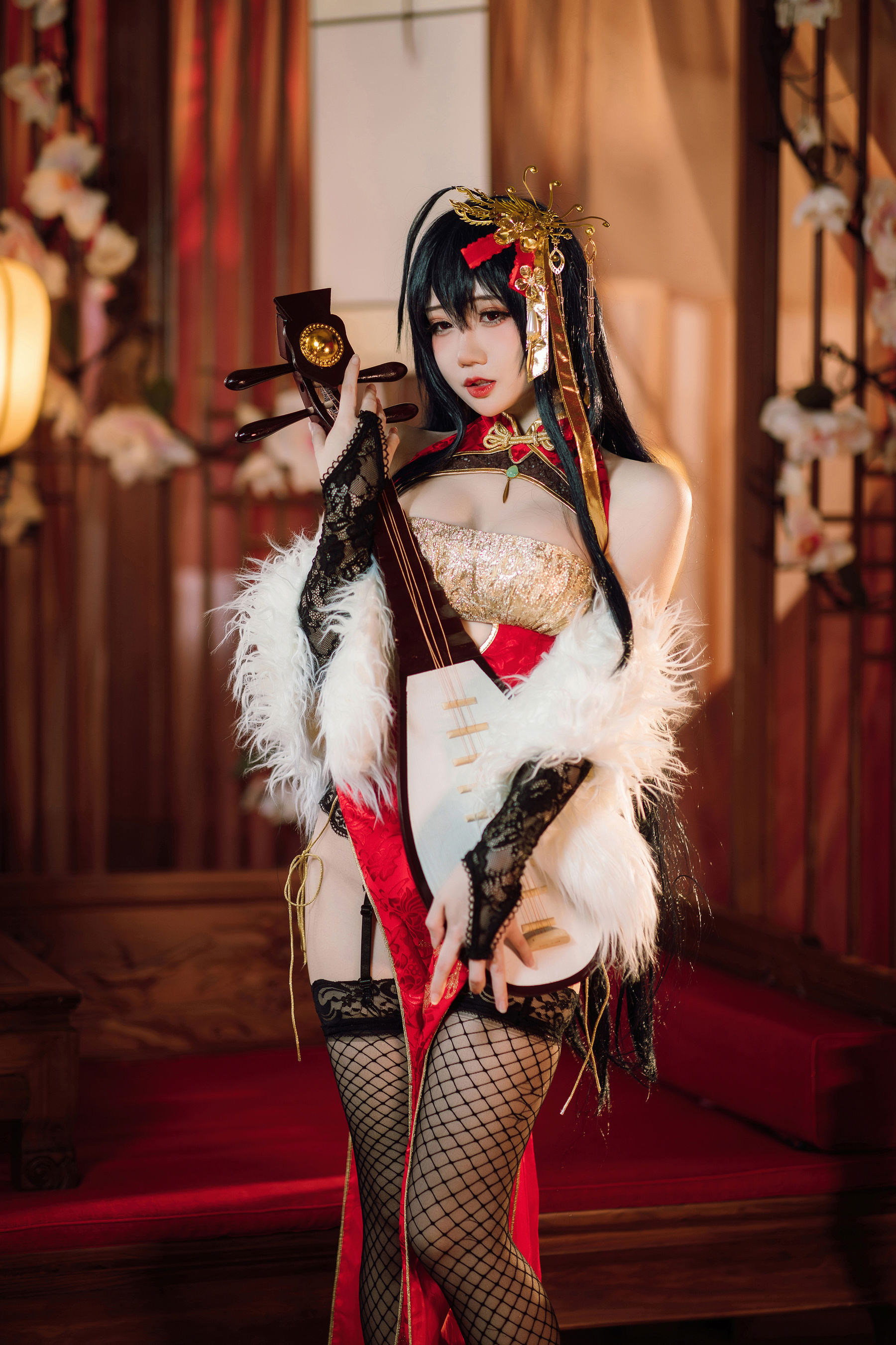 [福利COS] 焖焖碳 - 大凤旗袍
