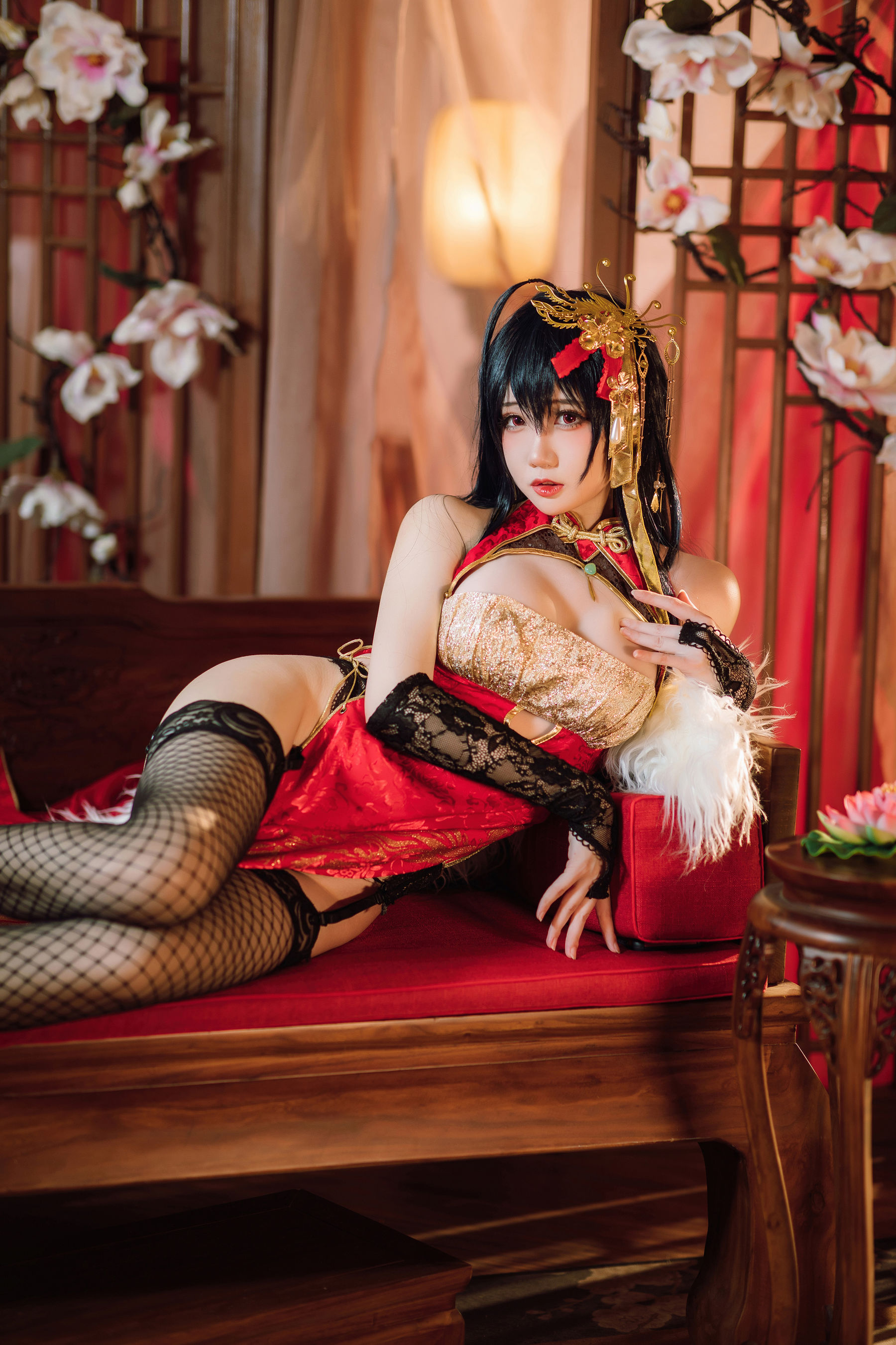 [福利COS] 焖焖碳 - 大凤旗袍