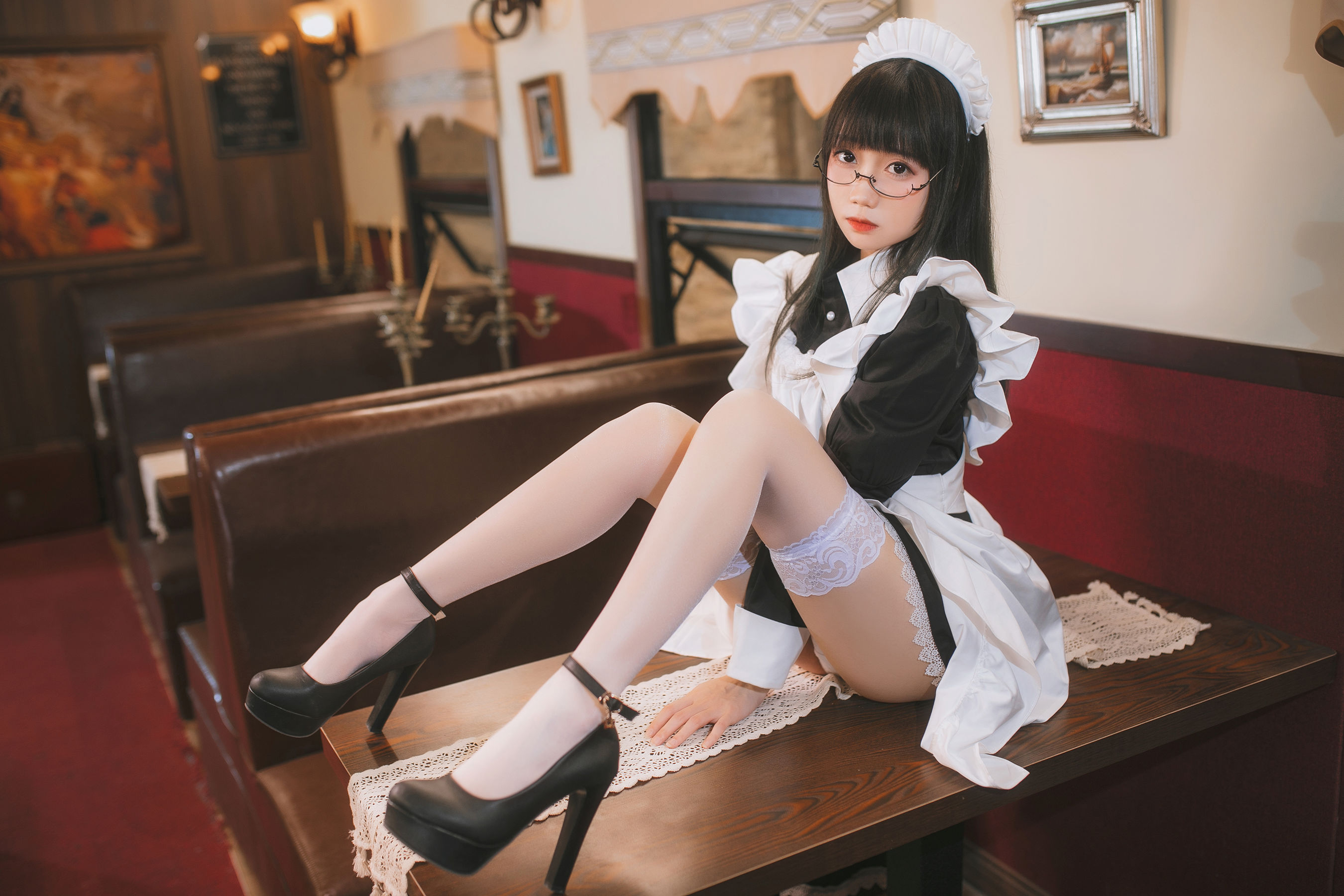 [福利COS] 焖焖碳 - 女仆