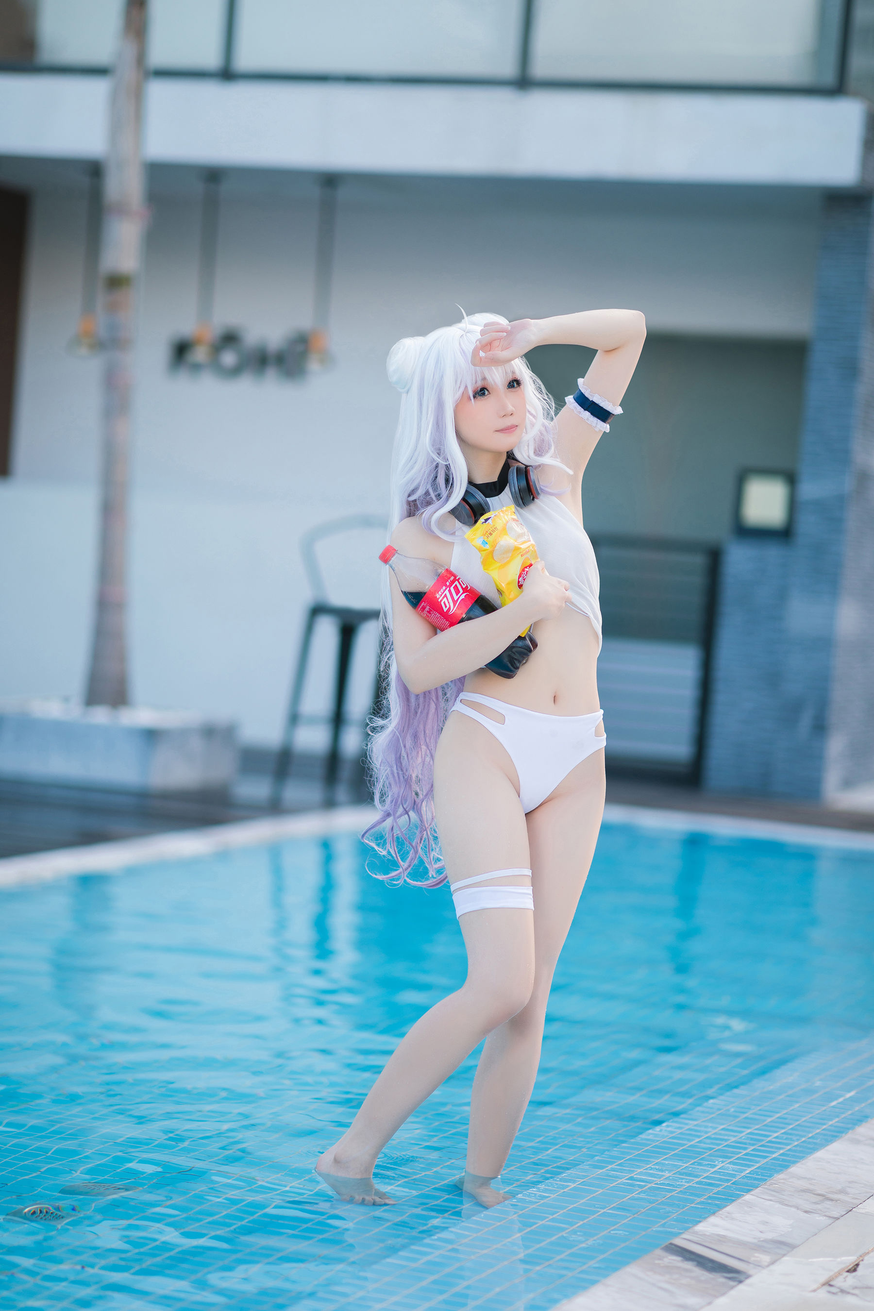 [福利COS] 焖焖碳 - 恶毒泳衣