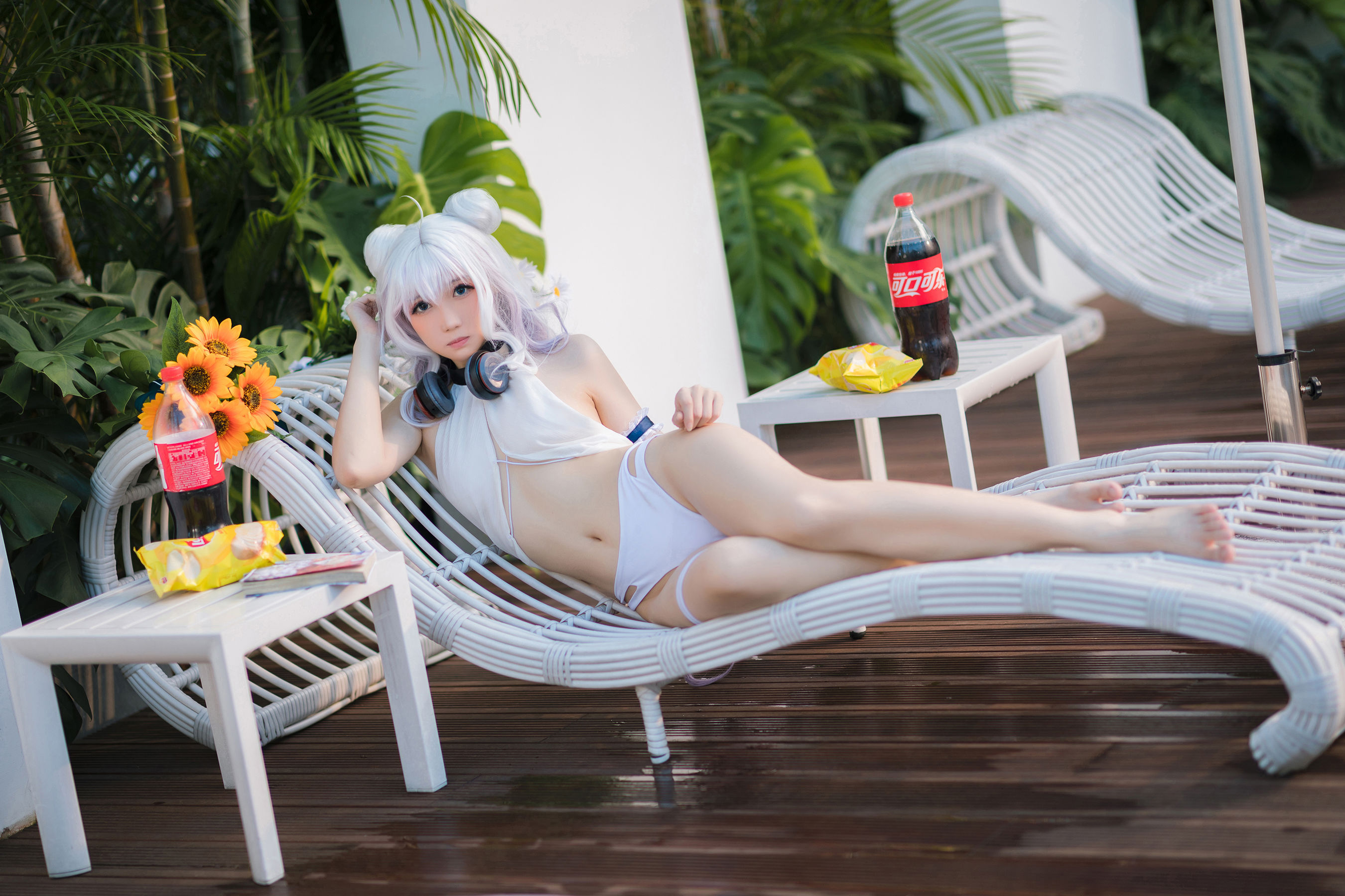 [福利COS] 焖焖碳 - 恶毒泳衣