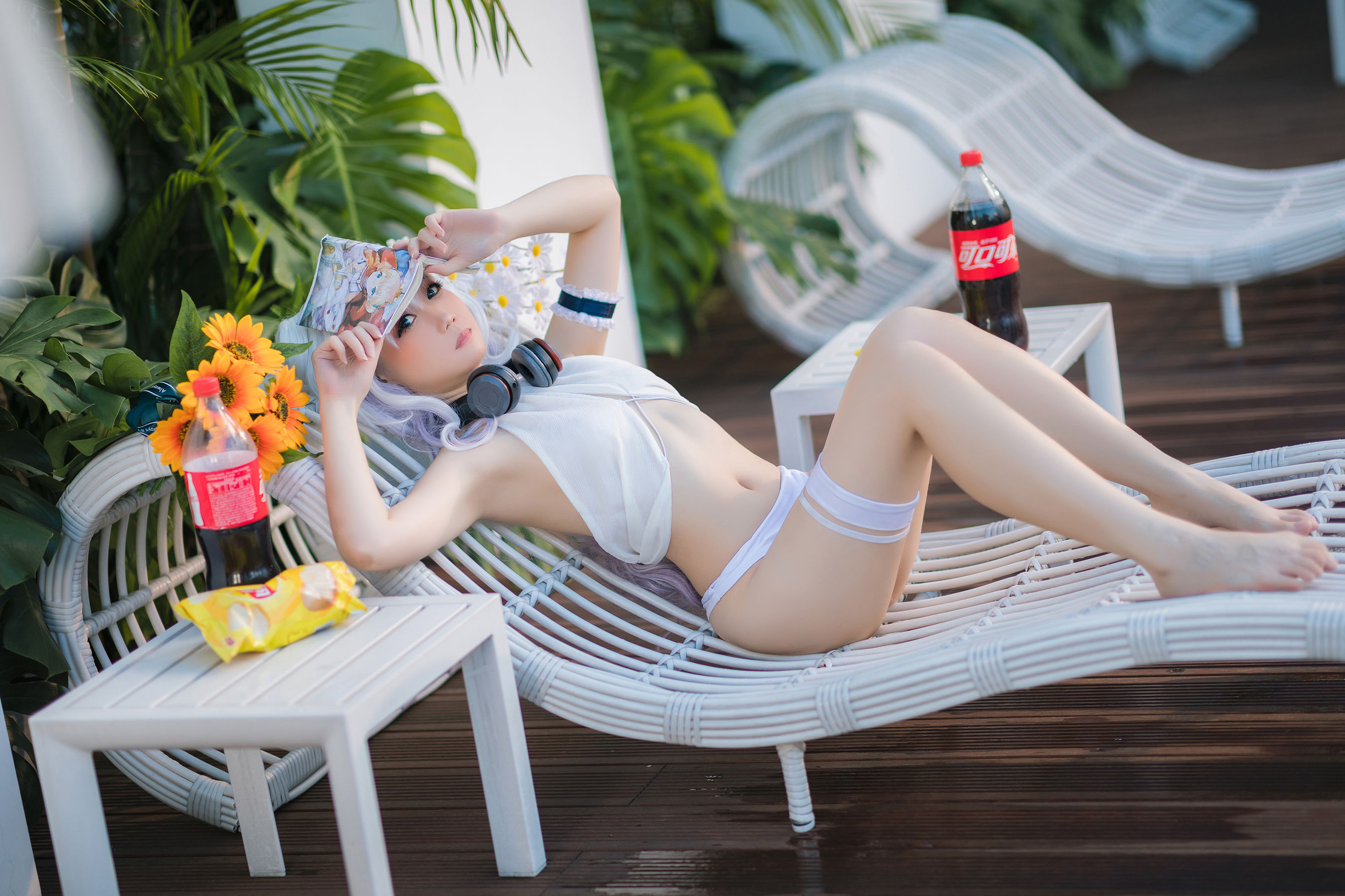 [福利COS] 焖焖碳 - 恶毒泳衣