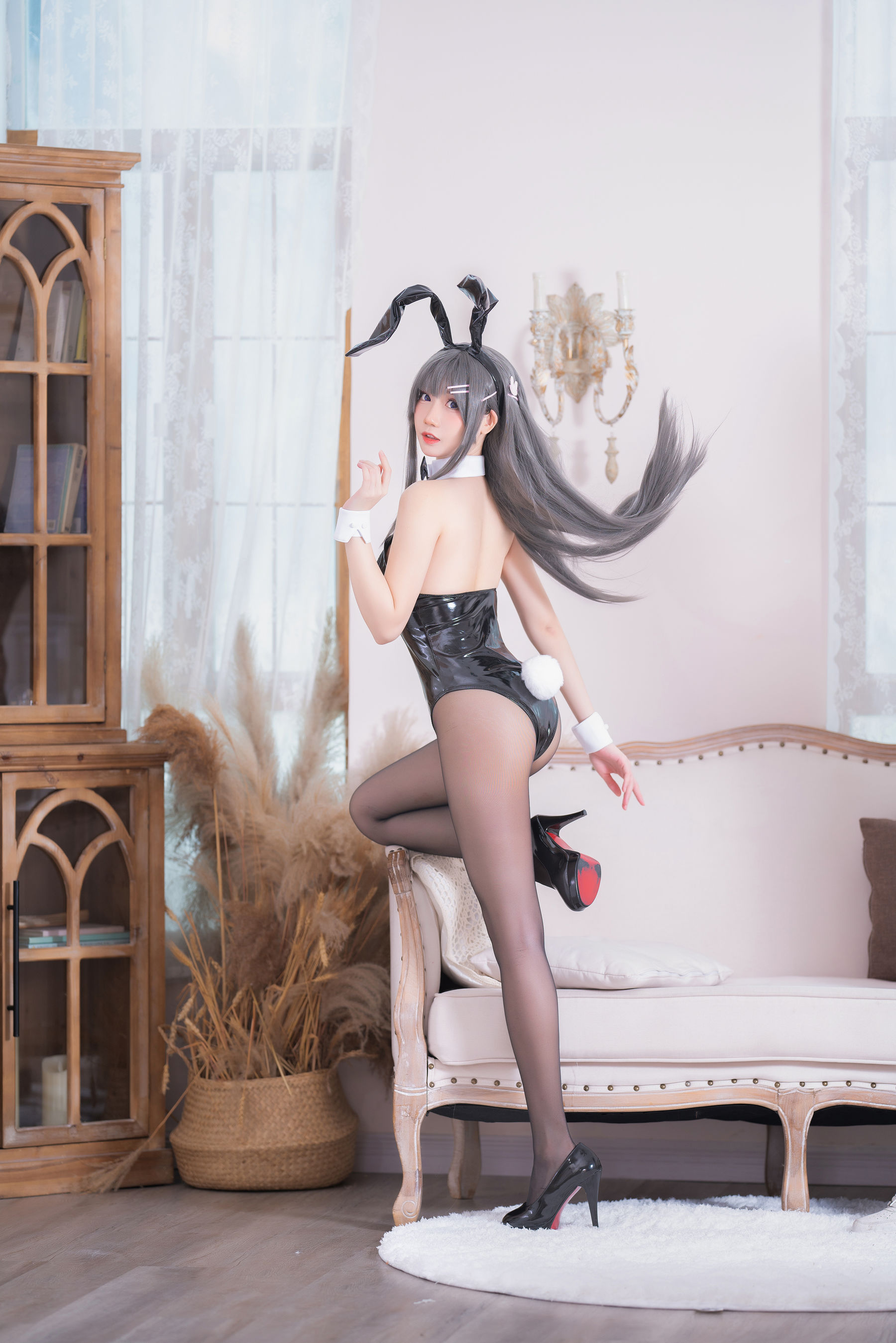 [福利COS] 焖焖碳 - 樱岛麻衣兔女郎